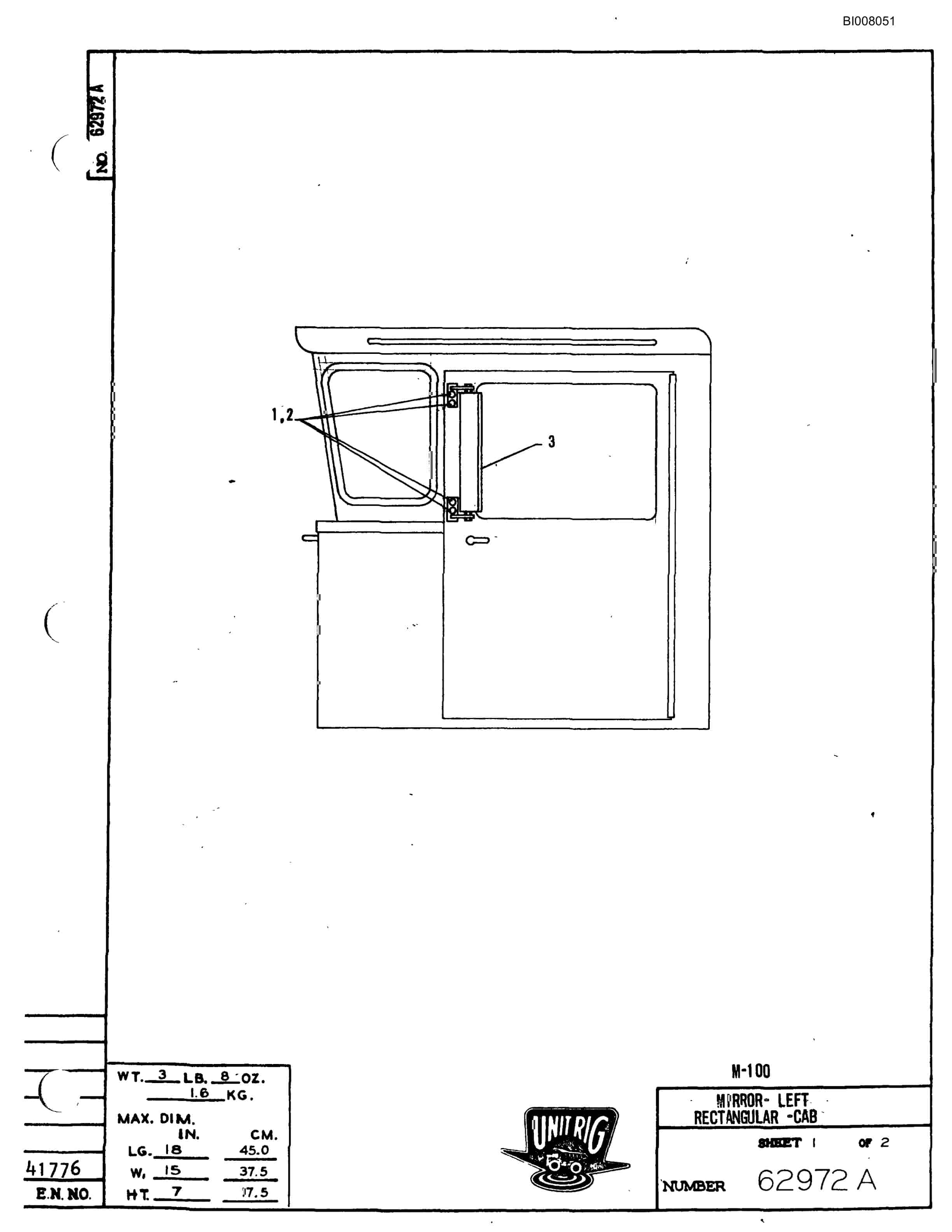 Bucyrus M-100 Parts Catalog BI008051-2