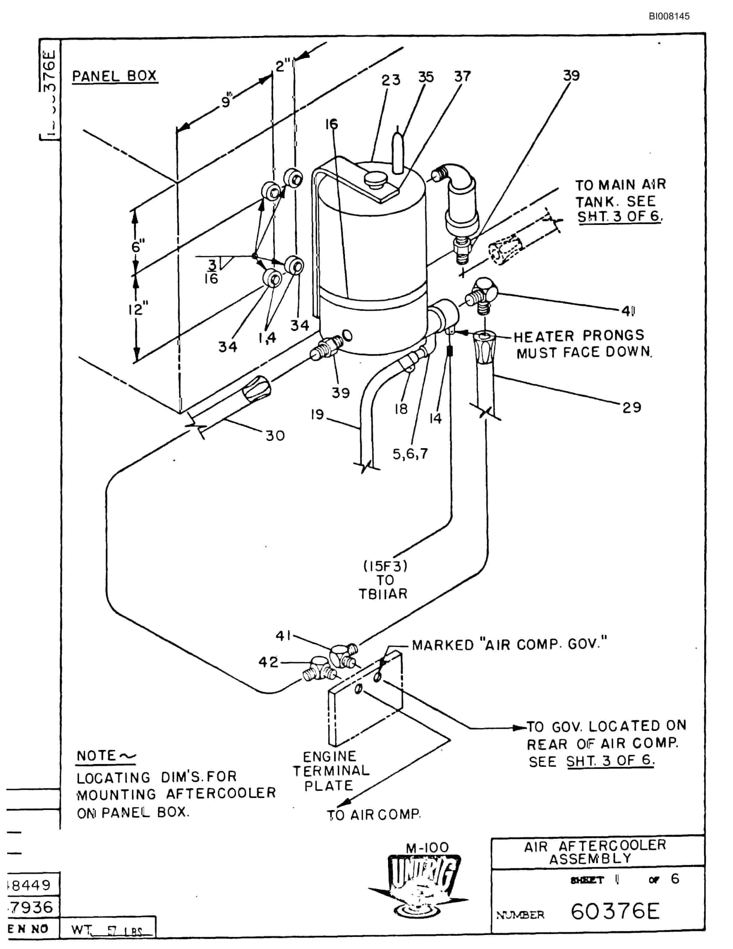 Bucyrus M-100 Parts Catalog BI008145-3