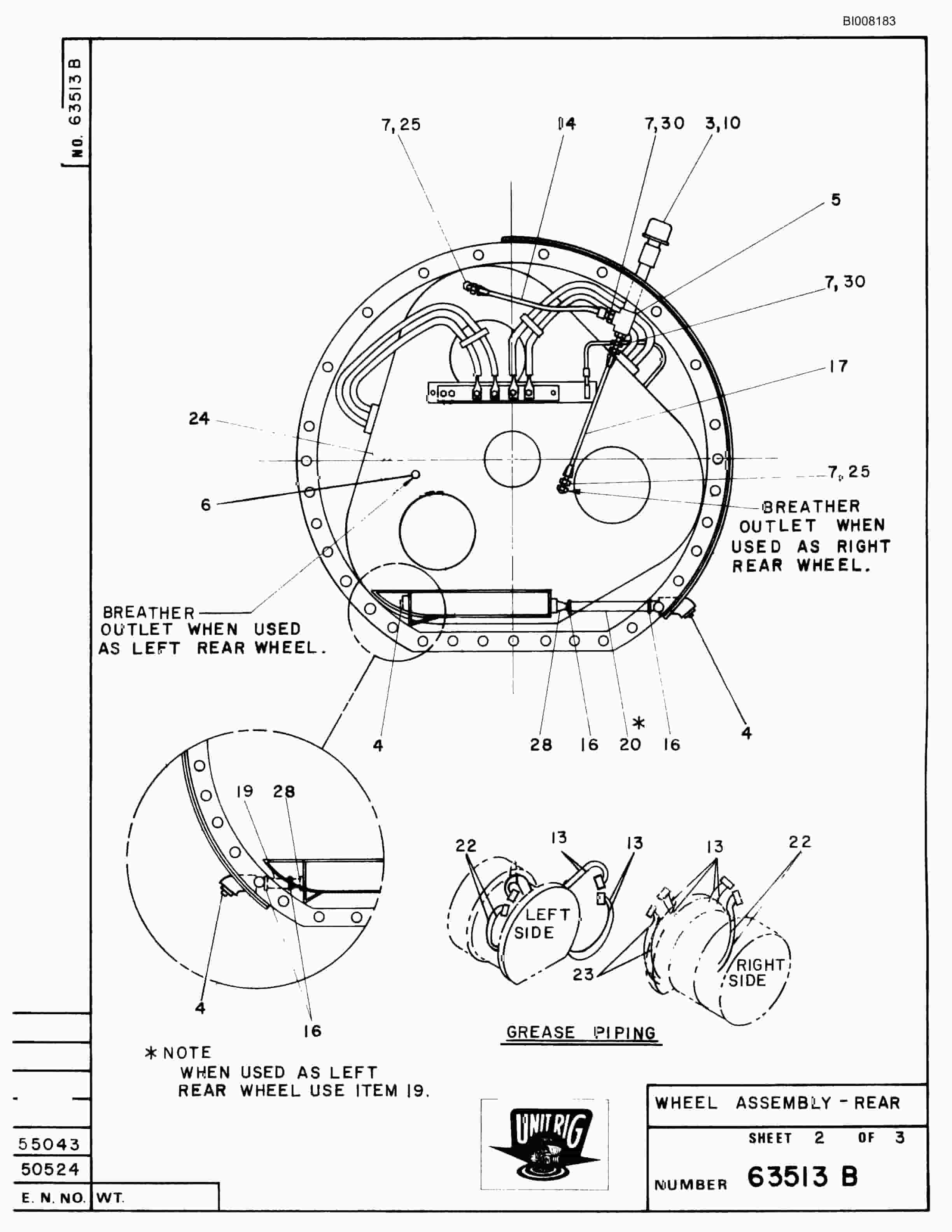 Bucyrus M-100 Parts Catalog BI008183-2