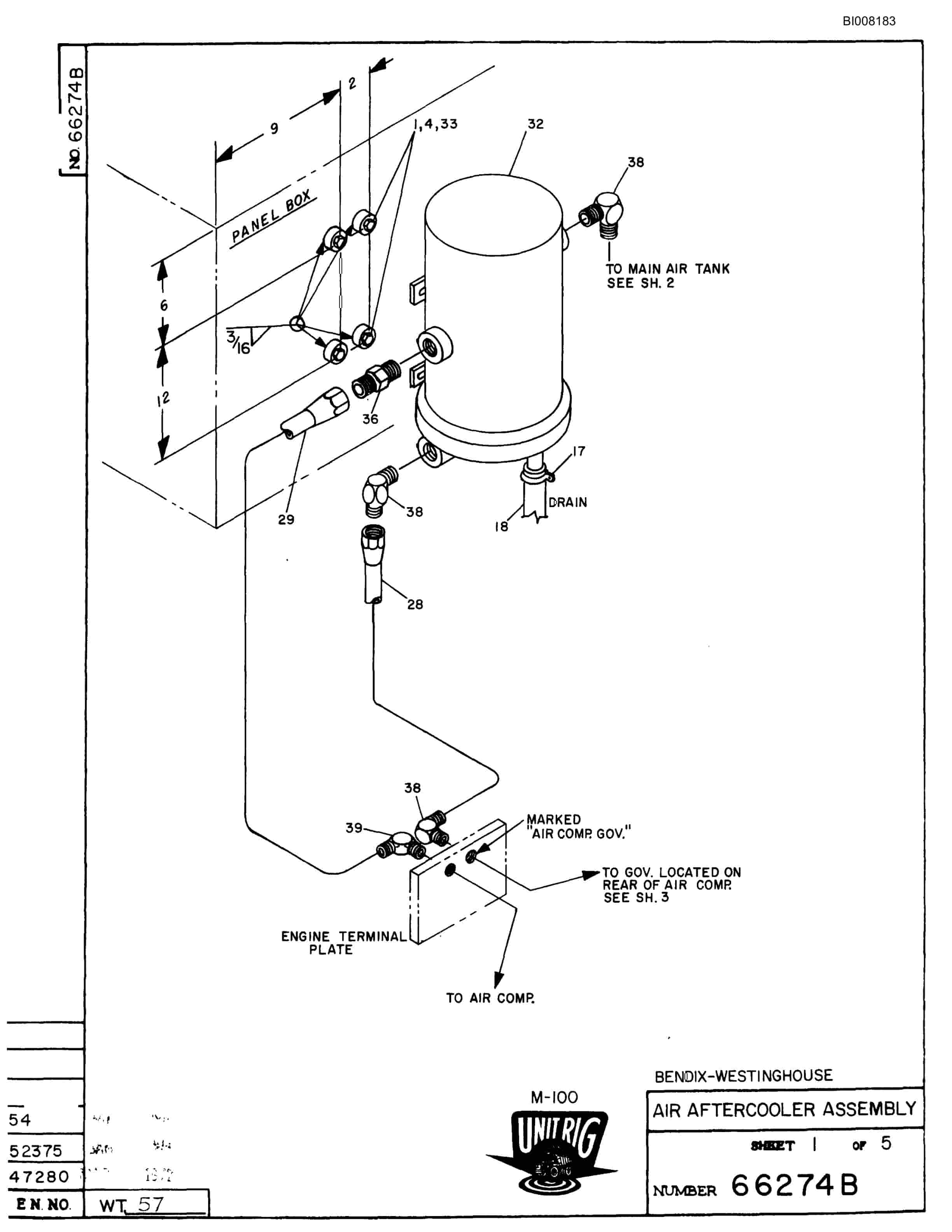 Bucyrus M-100 Parts Catalog BI008183-3
