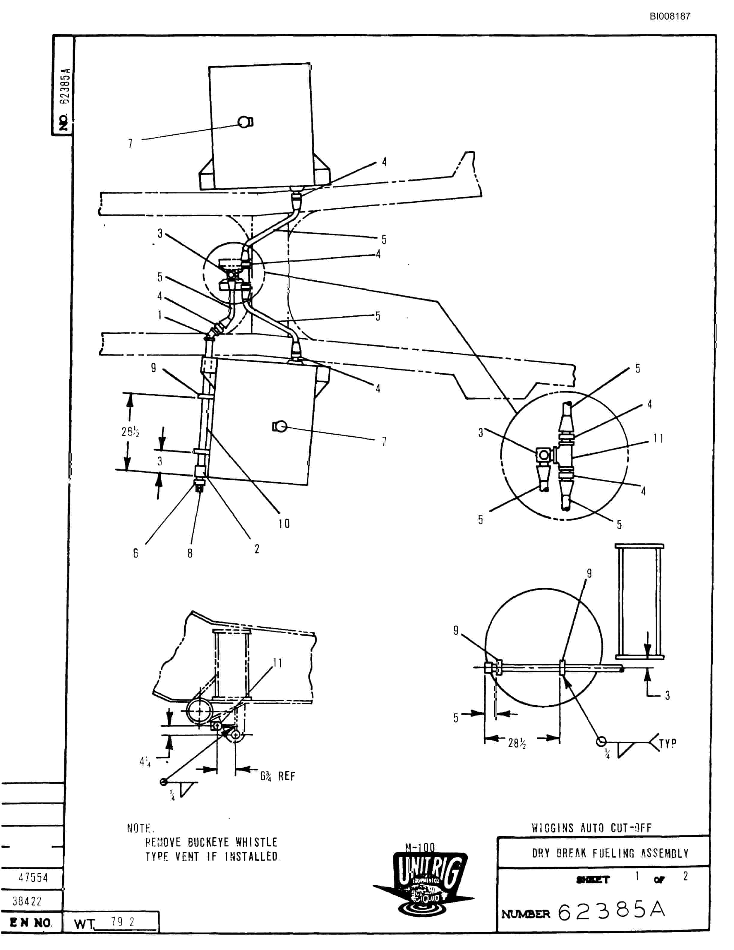 Bucyrus M-100 Parts Catalog BI008187-3