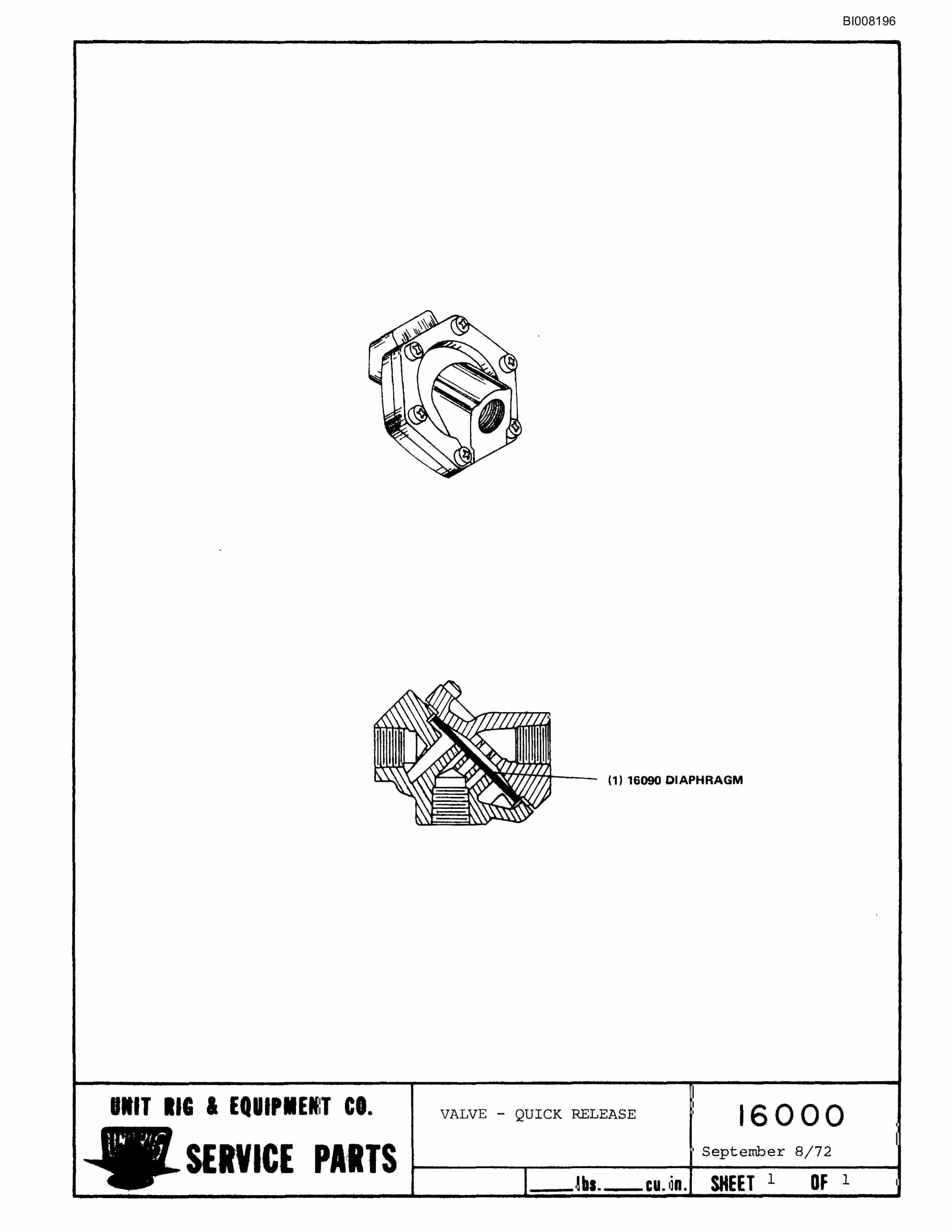 Bucyrus M-100 Parts Catalog BI008196-4
