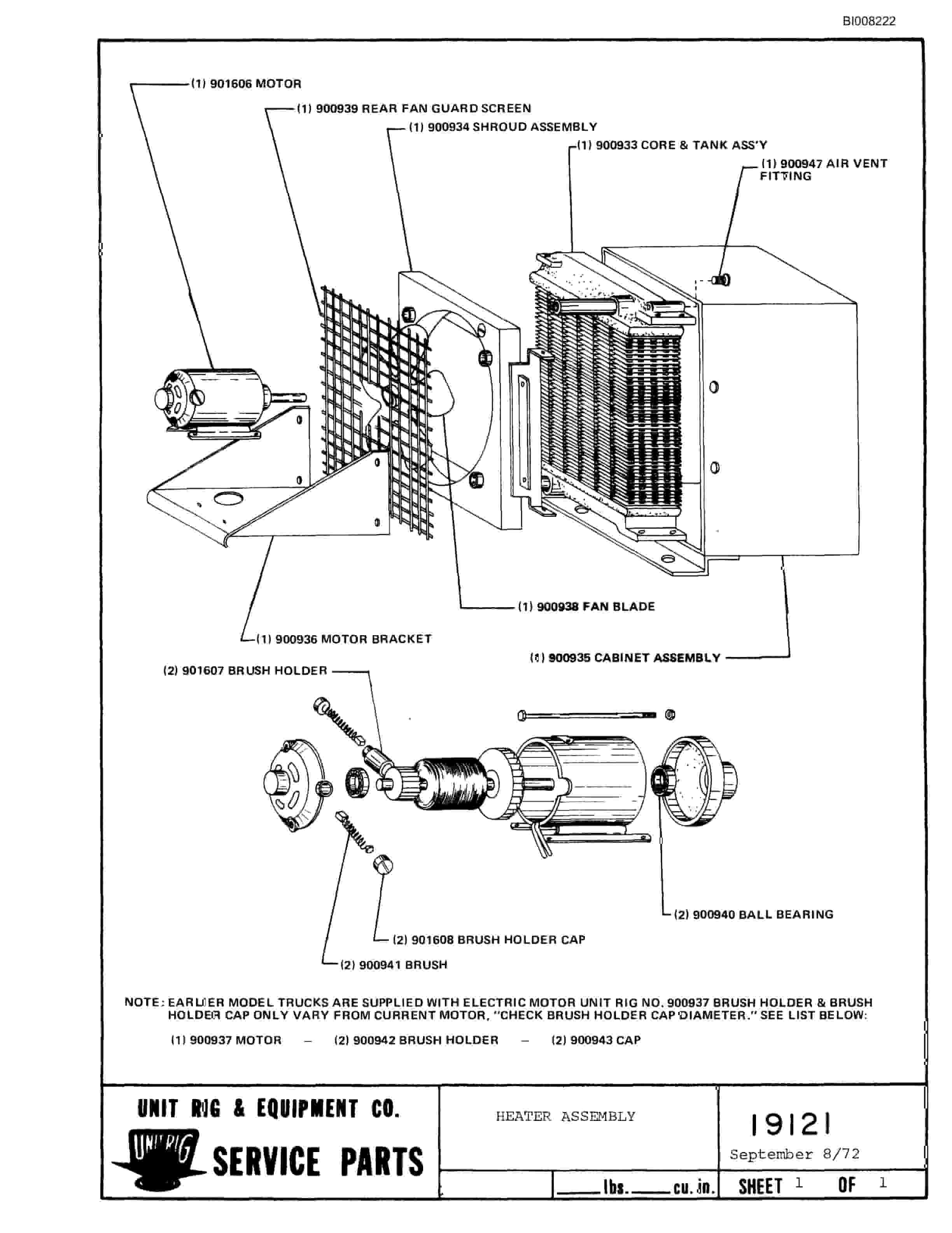 Bucyrus M-100 Parts Catalog BI008222-5