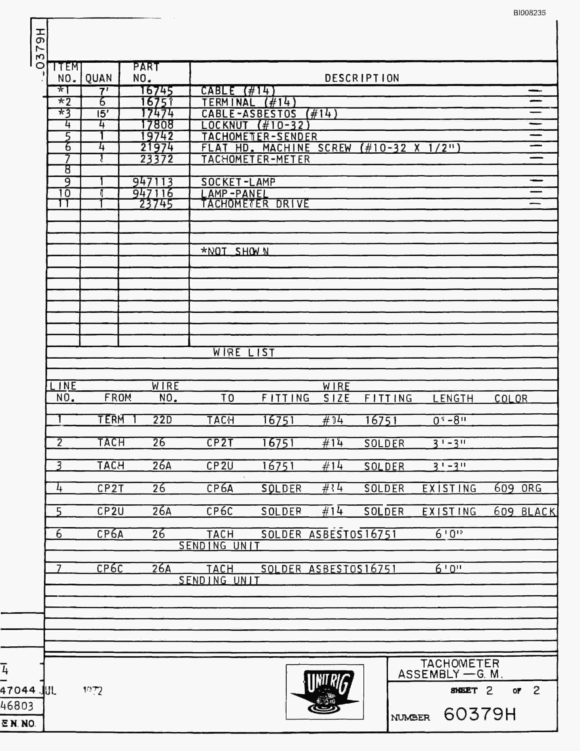 Bucyrus M-100 Parts Catalog BI008235-3