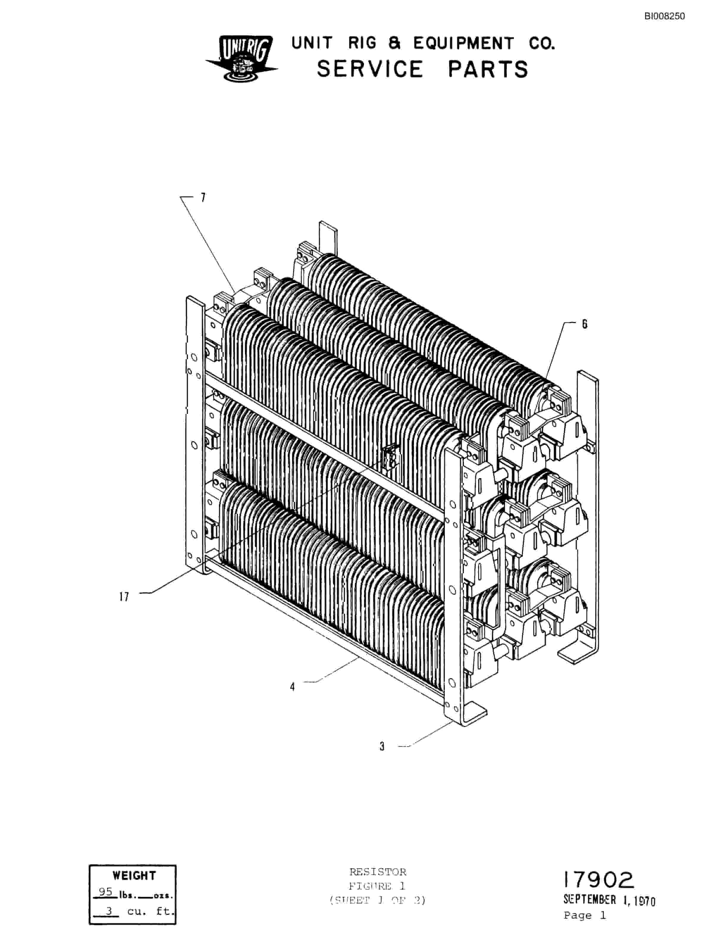Bucyrus M-100 Parts Catalog BI008250-5