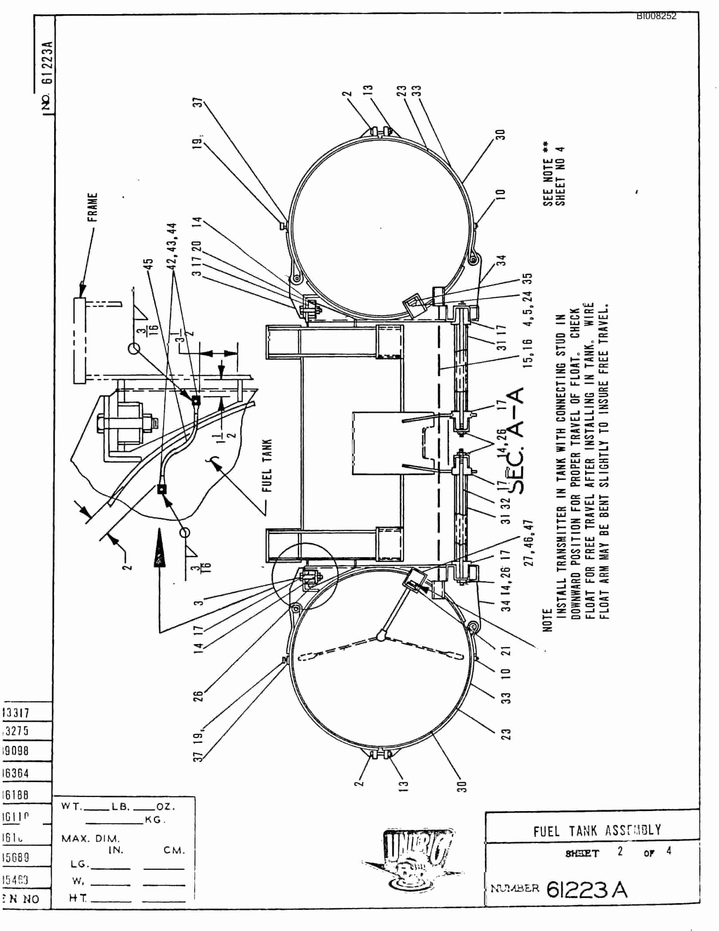 Bucyrus M-100 Parts Catalog BI008252-2