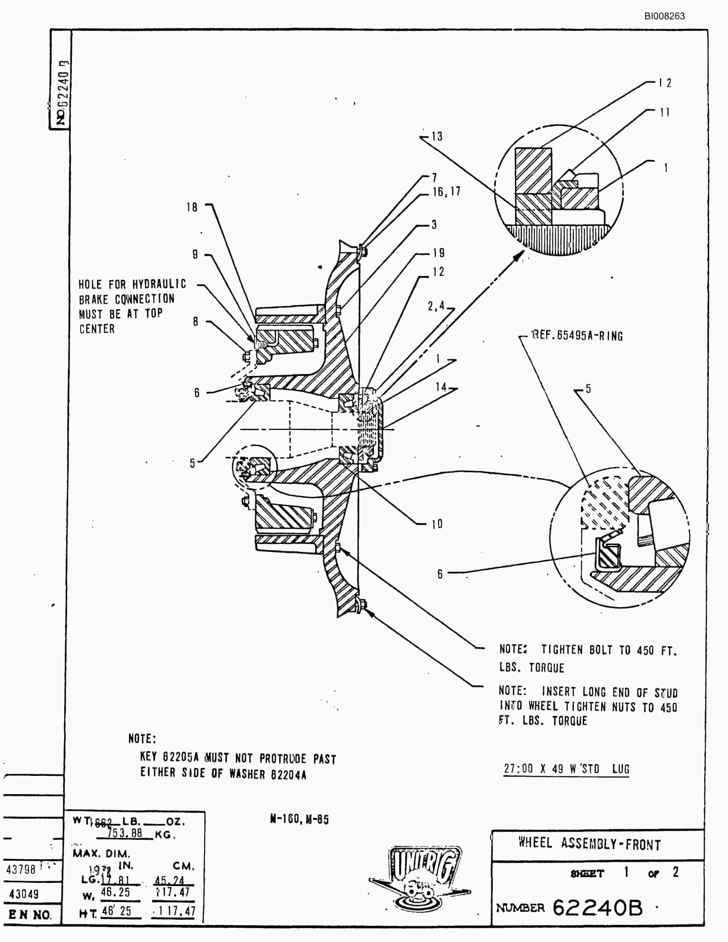 Bucyrus M-100 Parts Catalog BI008263-2