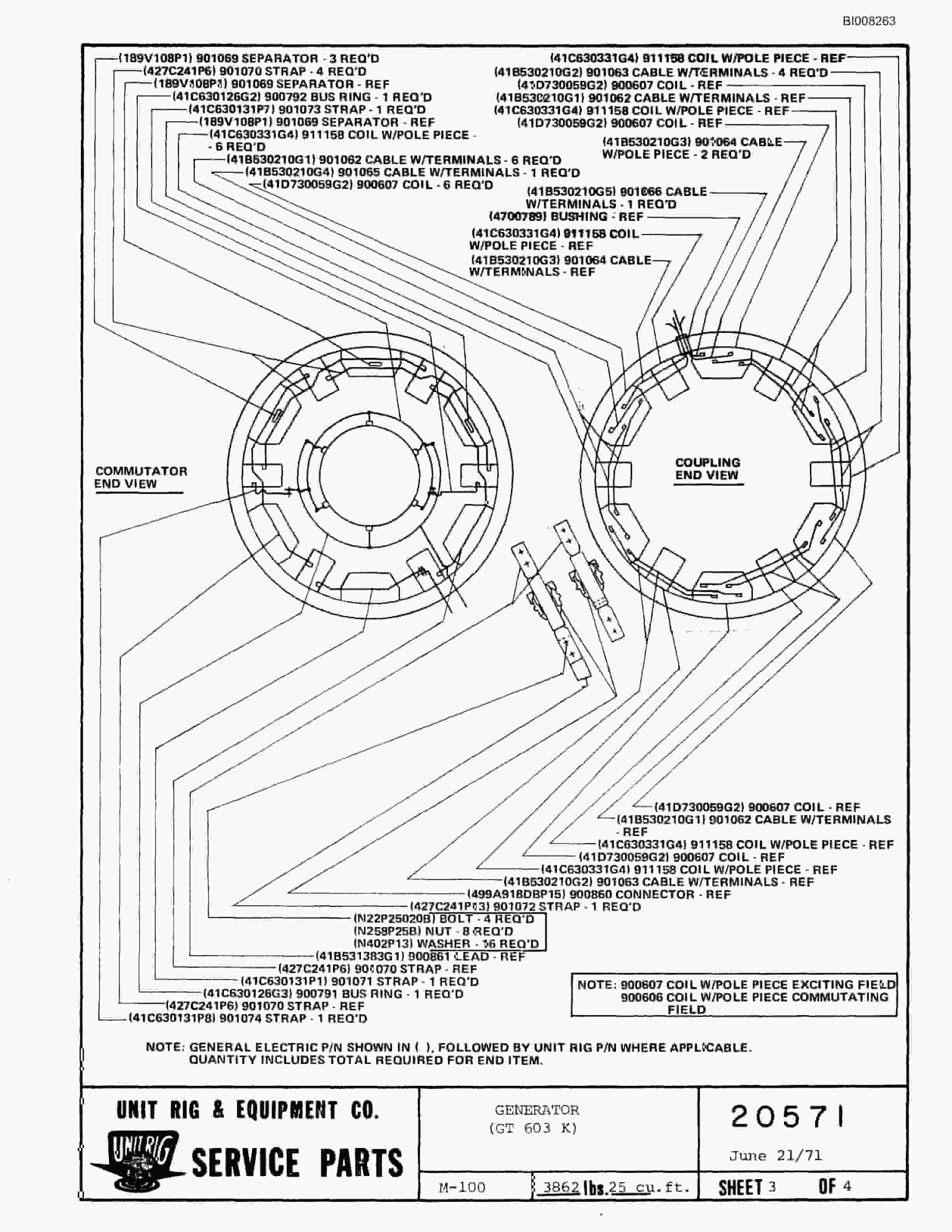 Bucyrus M-100 Parts Catalog BI008263-5