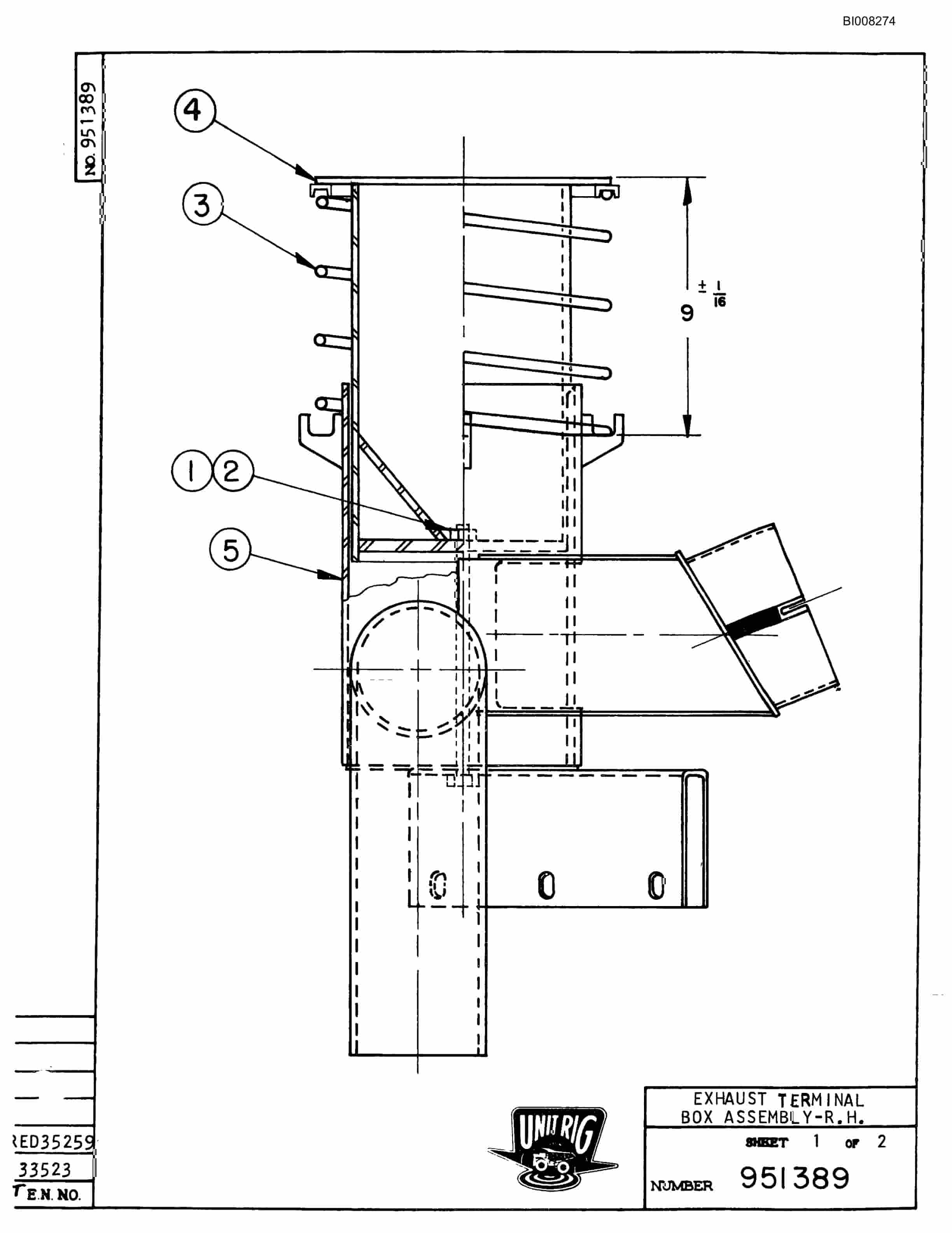 Bucyrus M-100 Parts Catalog BI008274-5