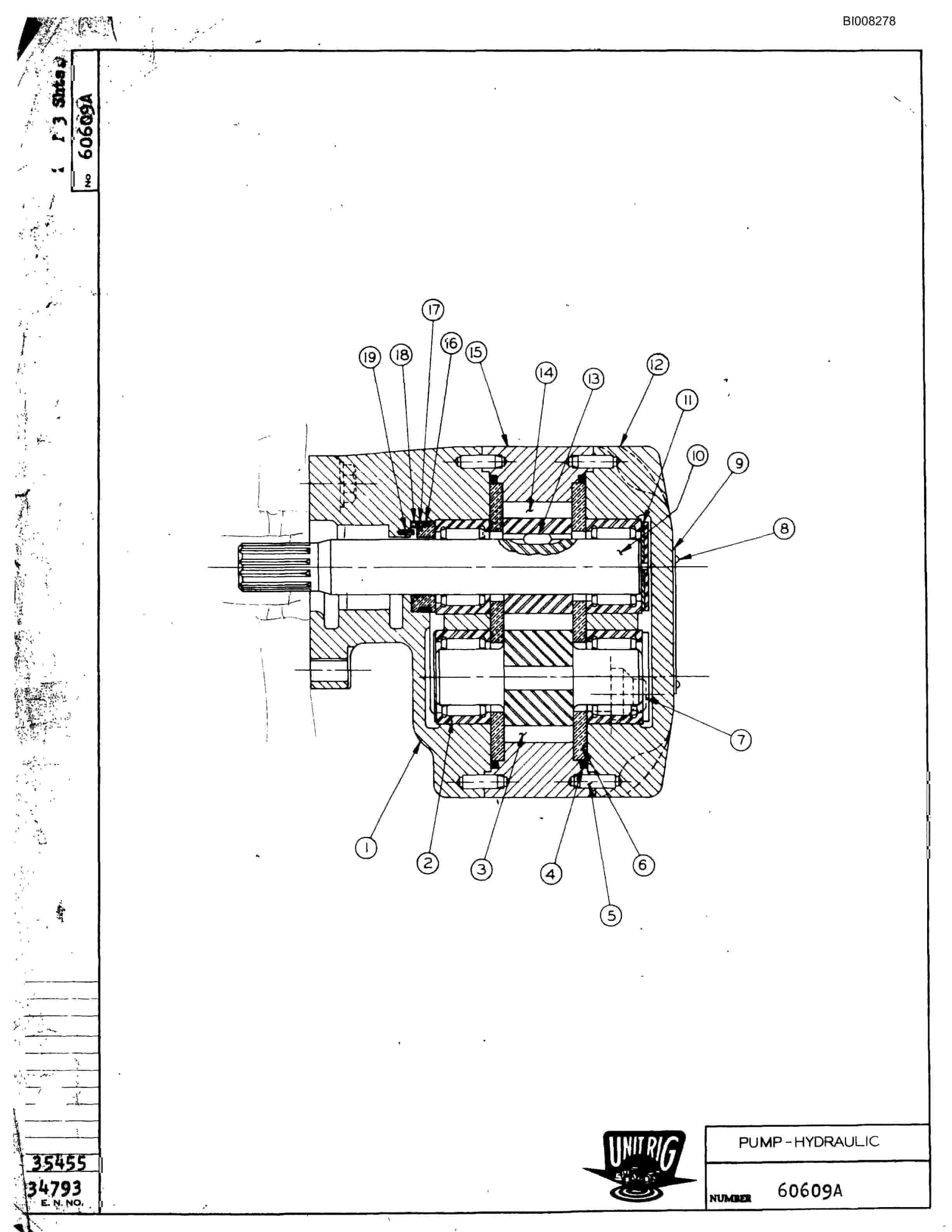 Bucyrus M-100 Parts Catalog BI008278-4