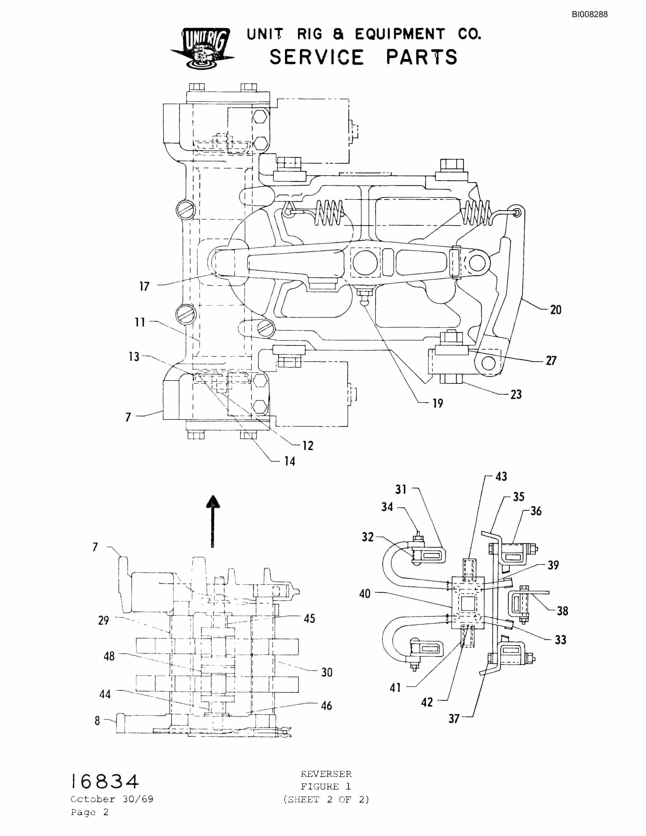 Bucyrus M-100 Parts Catalog BI008288-4