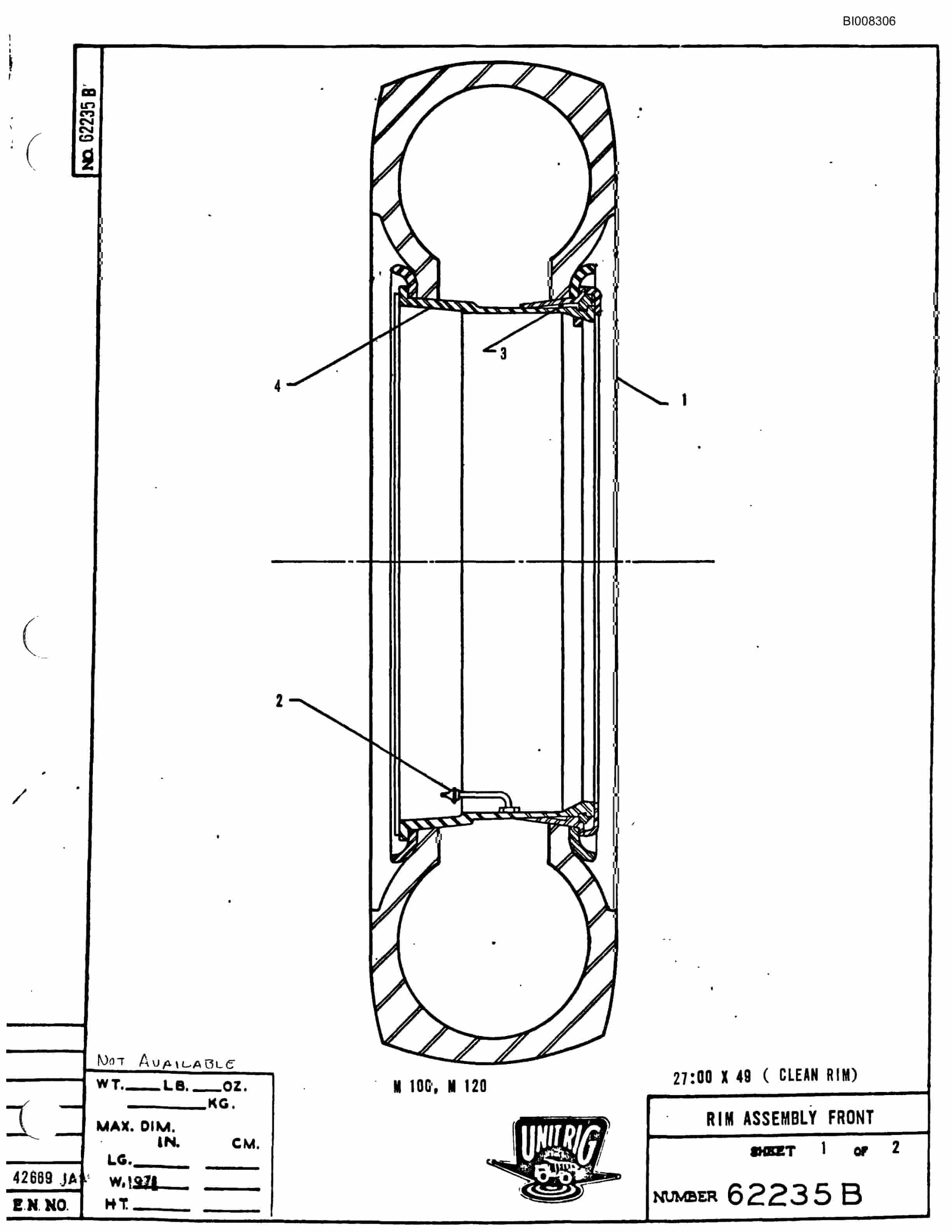 Bucyrus M-100 Parts Catalog BI008306-2