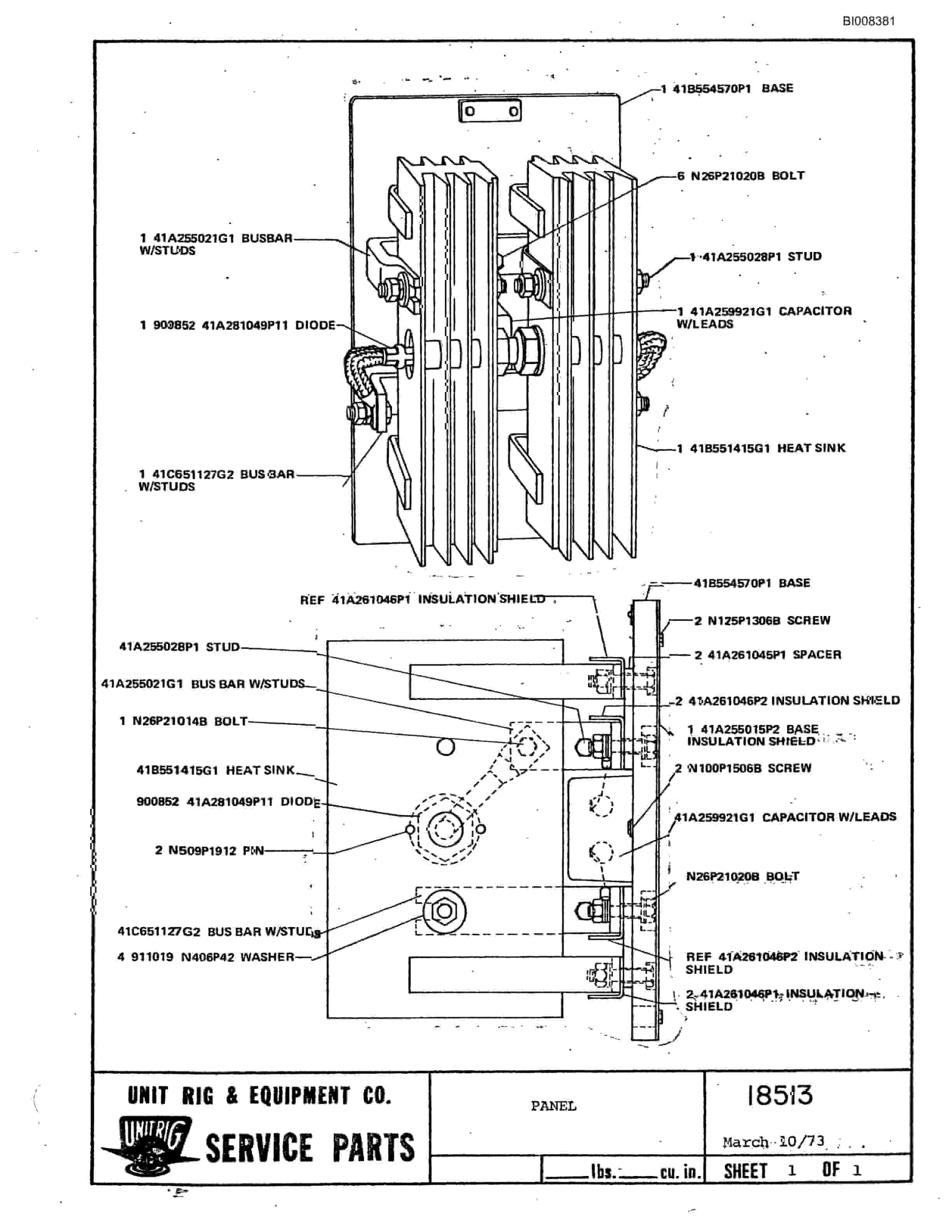 Bucyrus M-100 Parts Catalog BI008381-5