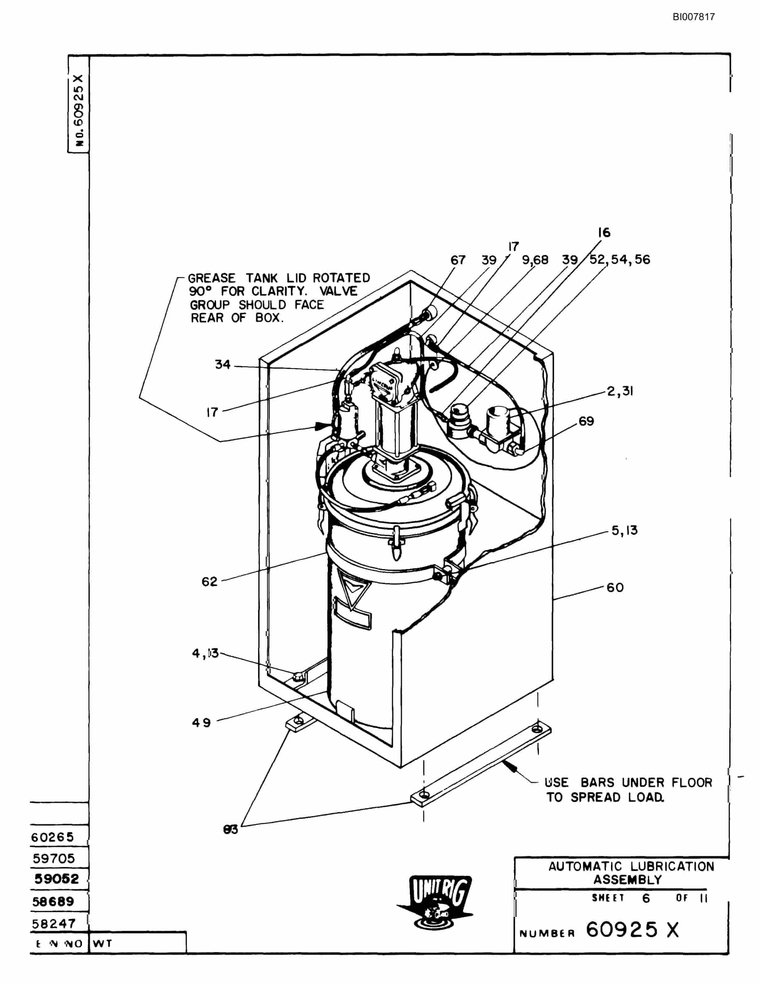 Bucyrus M-120-17 Parts Catalog BI007817-2