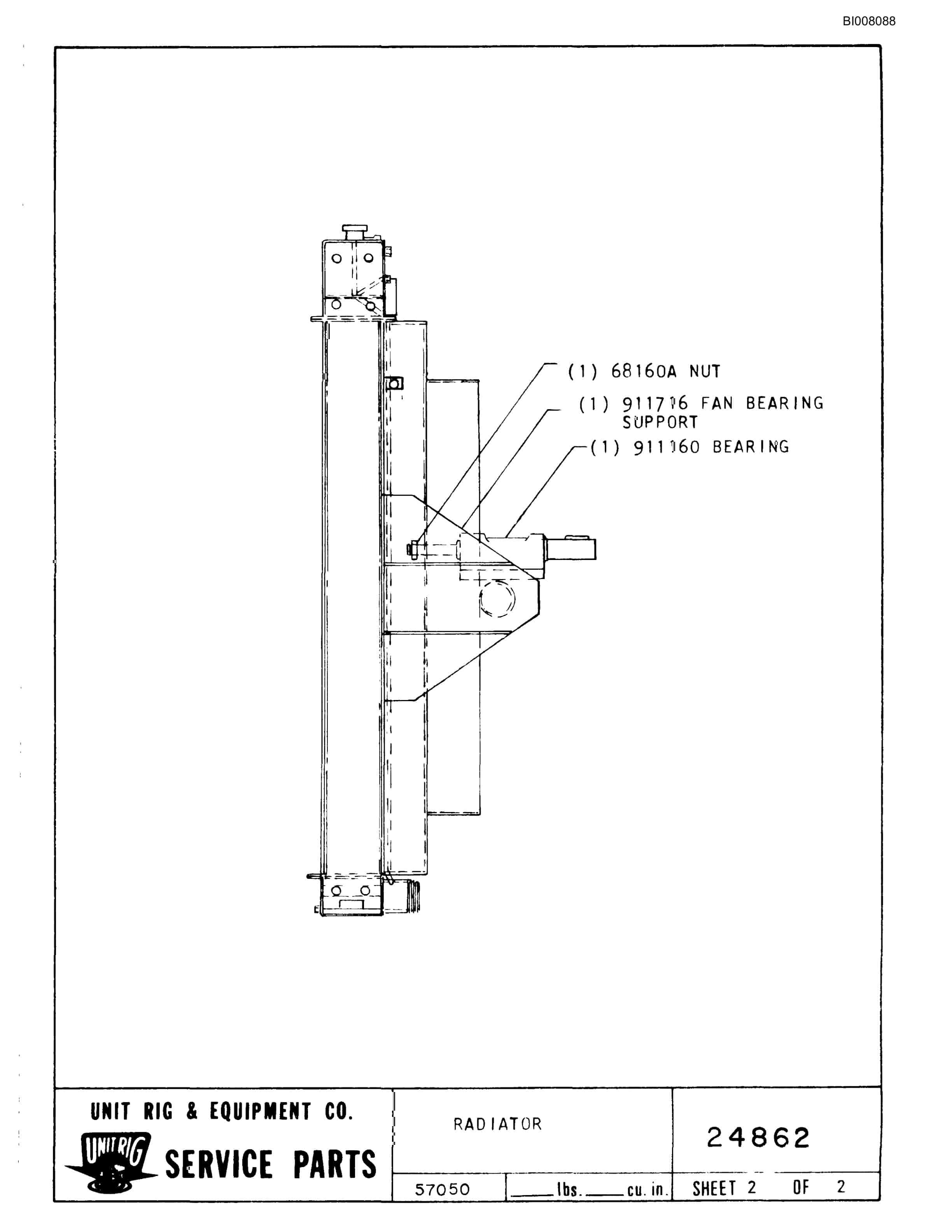 Bucyrus M-120-17 Parts Catalog BI008088-4
