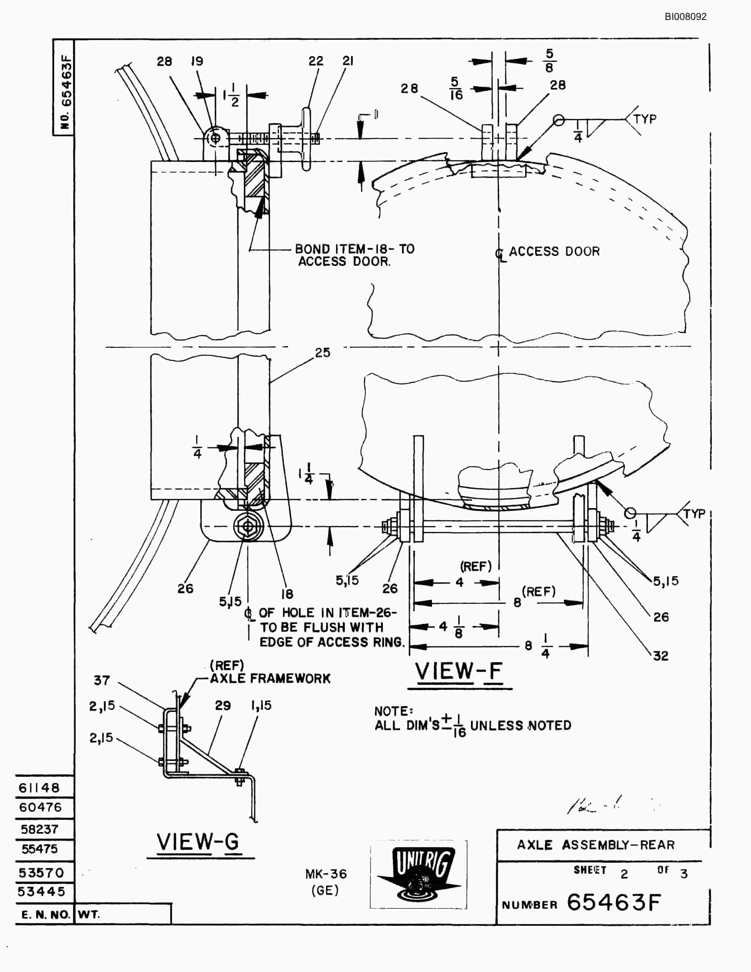 Bucyrus M-120-17 Parts Catalog BI008092-2