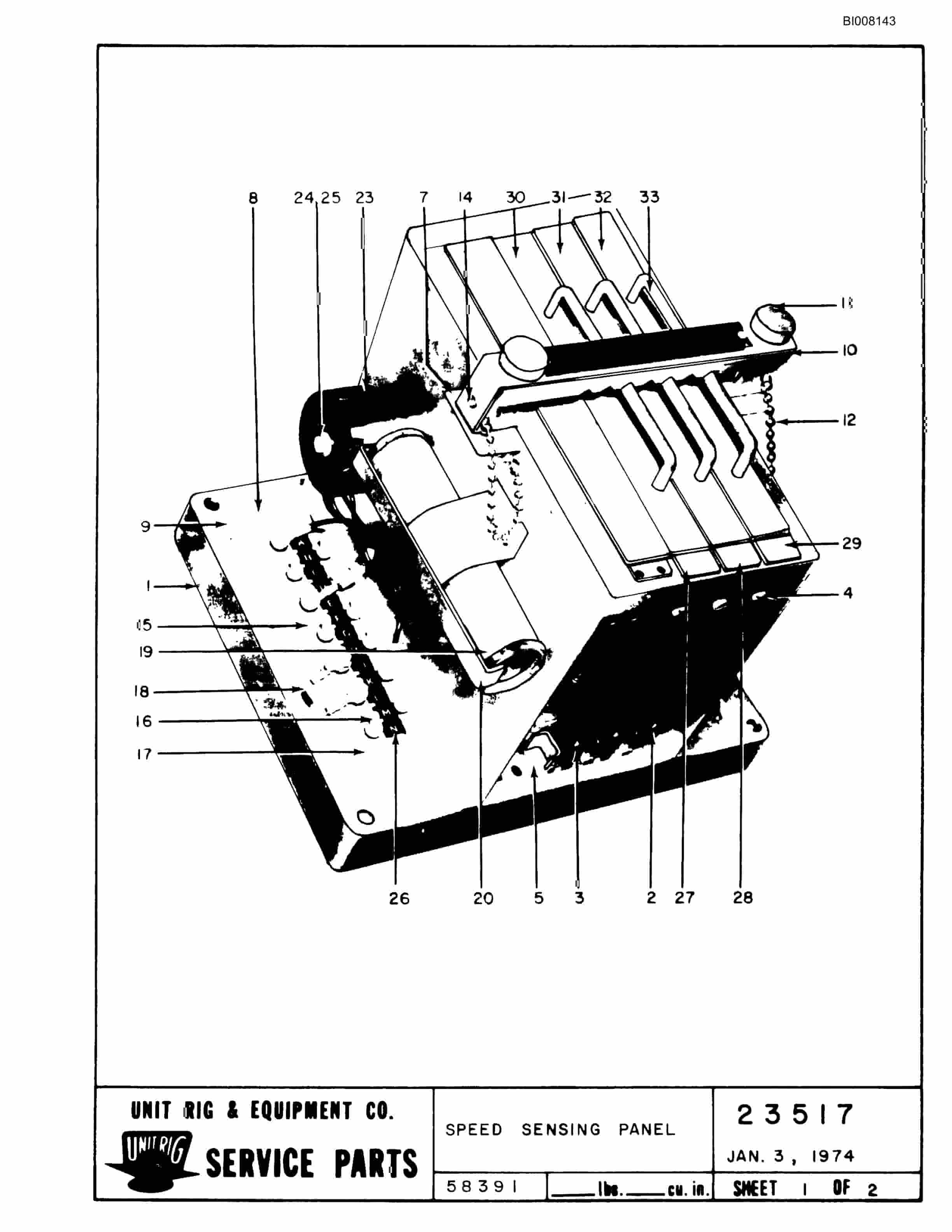 Bucyrus M-120-17 Parts Catalog BI008143-4
