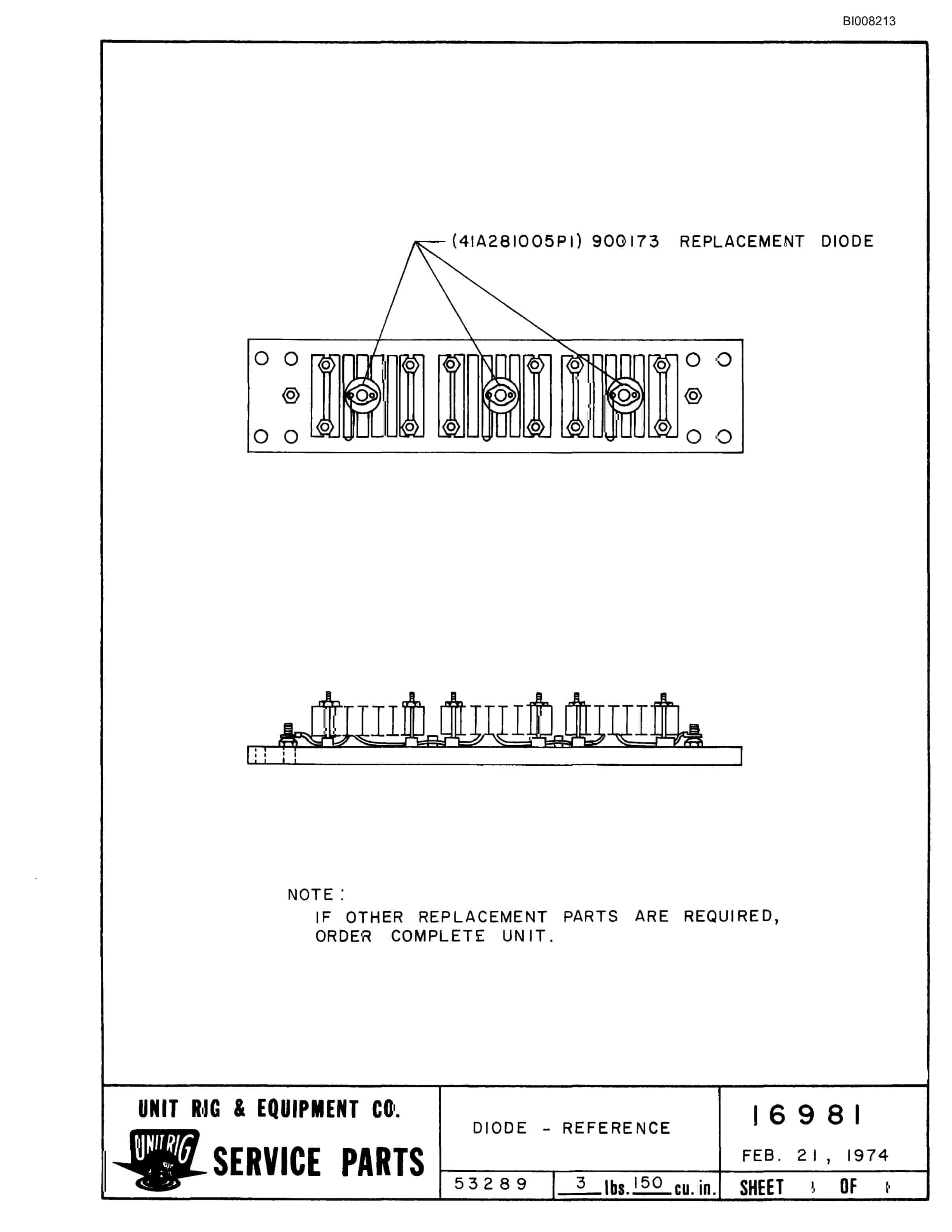 Bucyrus M-120-17 Parts Catalog BI008213-4