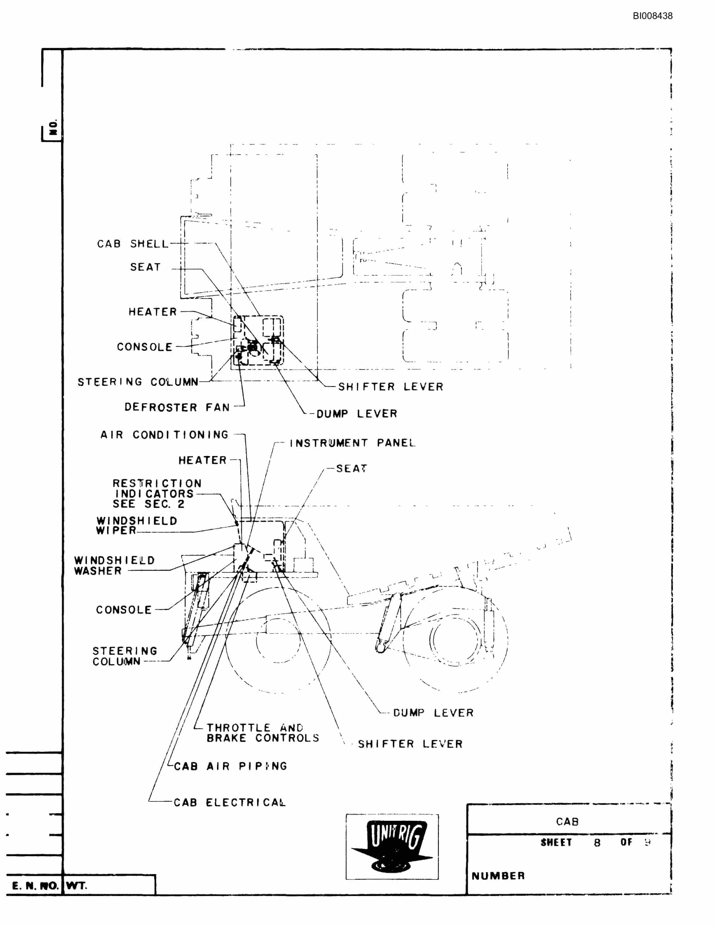 Bucyrus M-120-17 Parts Catalog BI008438-2