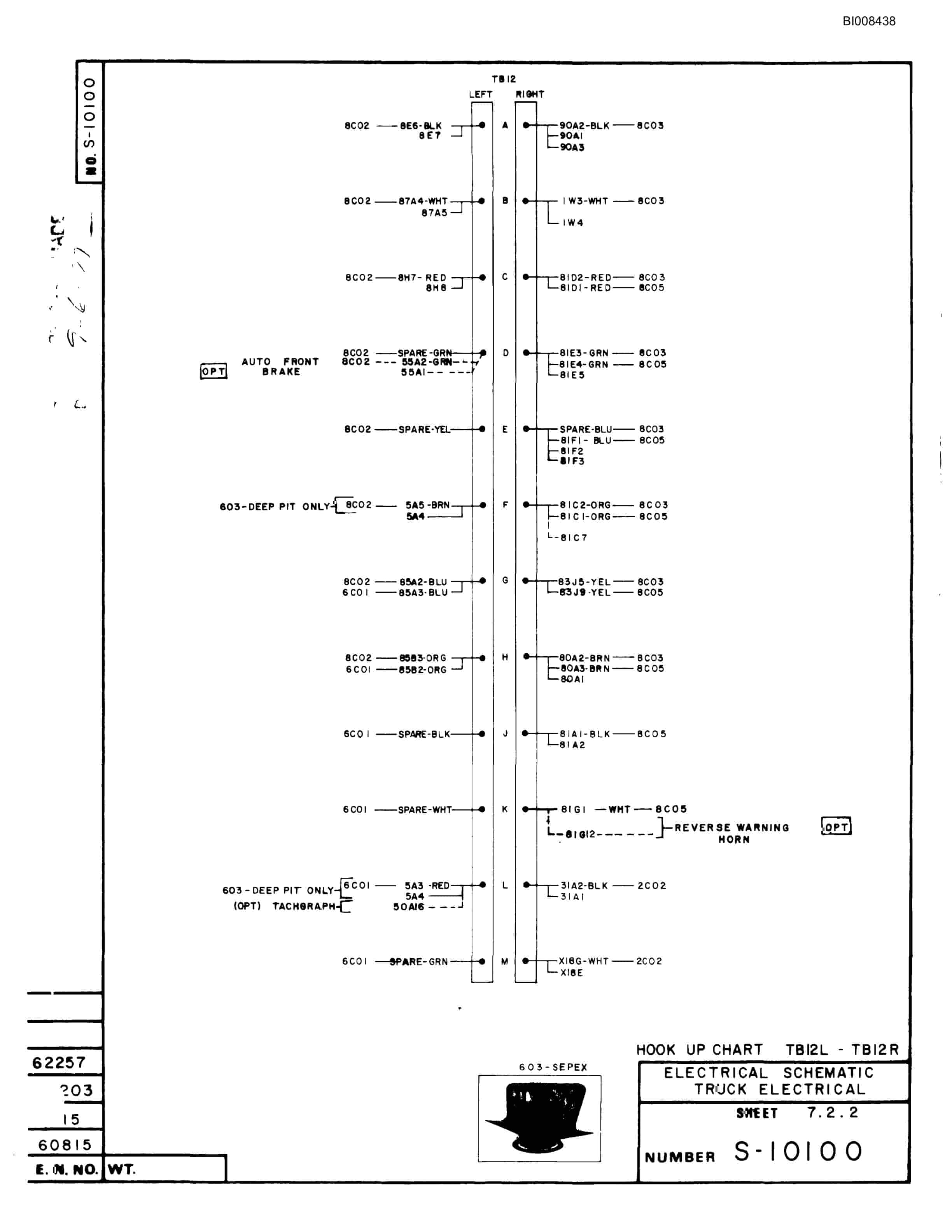 Bucyrus M-120-17 Parts Catalog BI008438-4