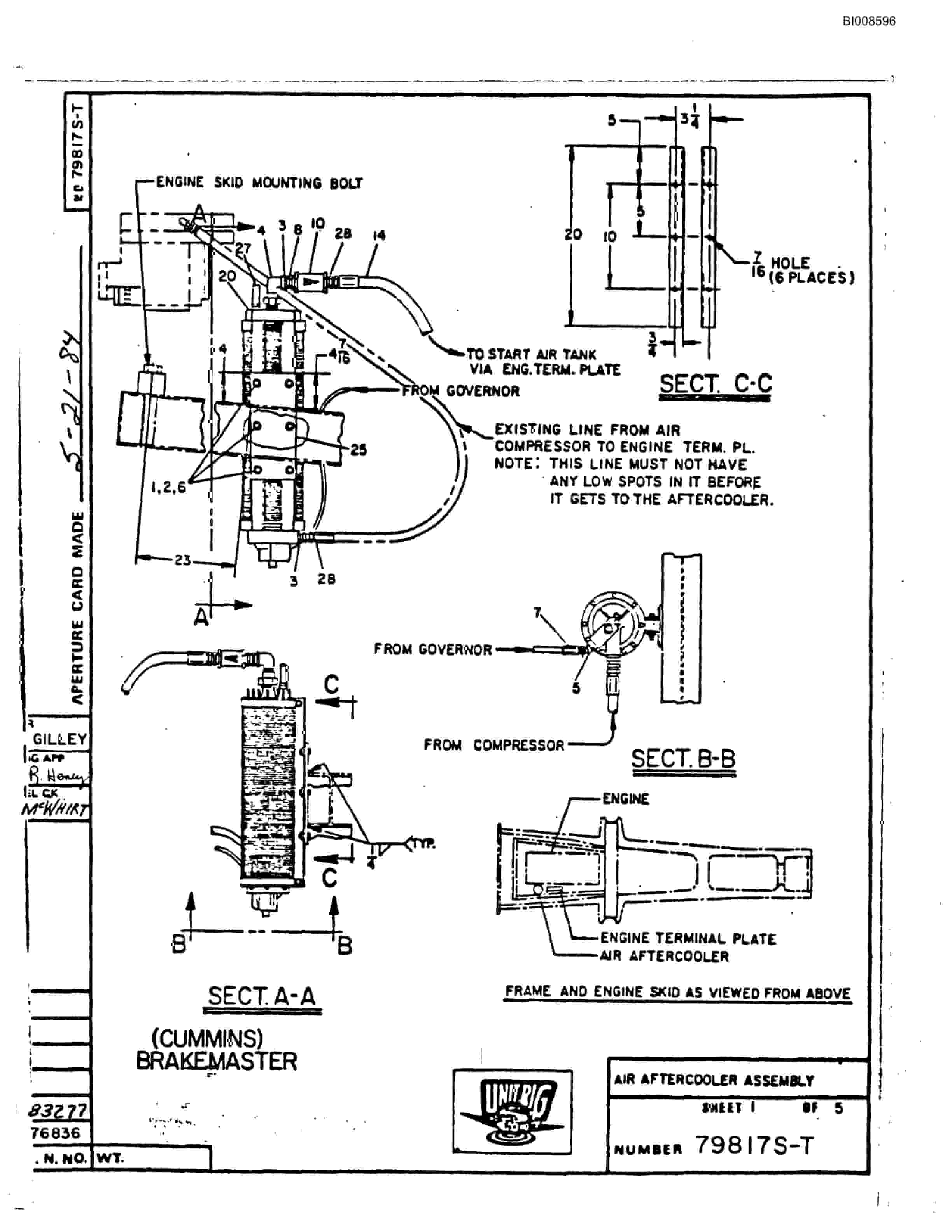 Bucyrus M-120-17 Parts Catalog BI008596-3