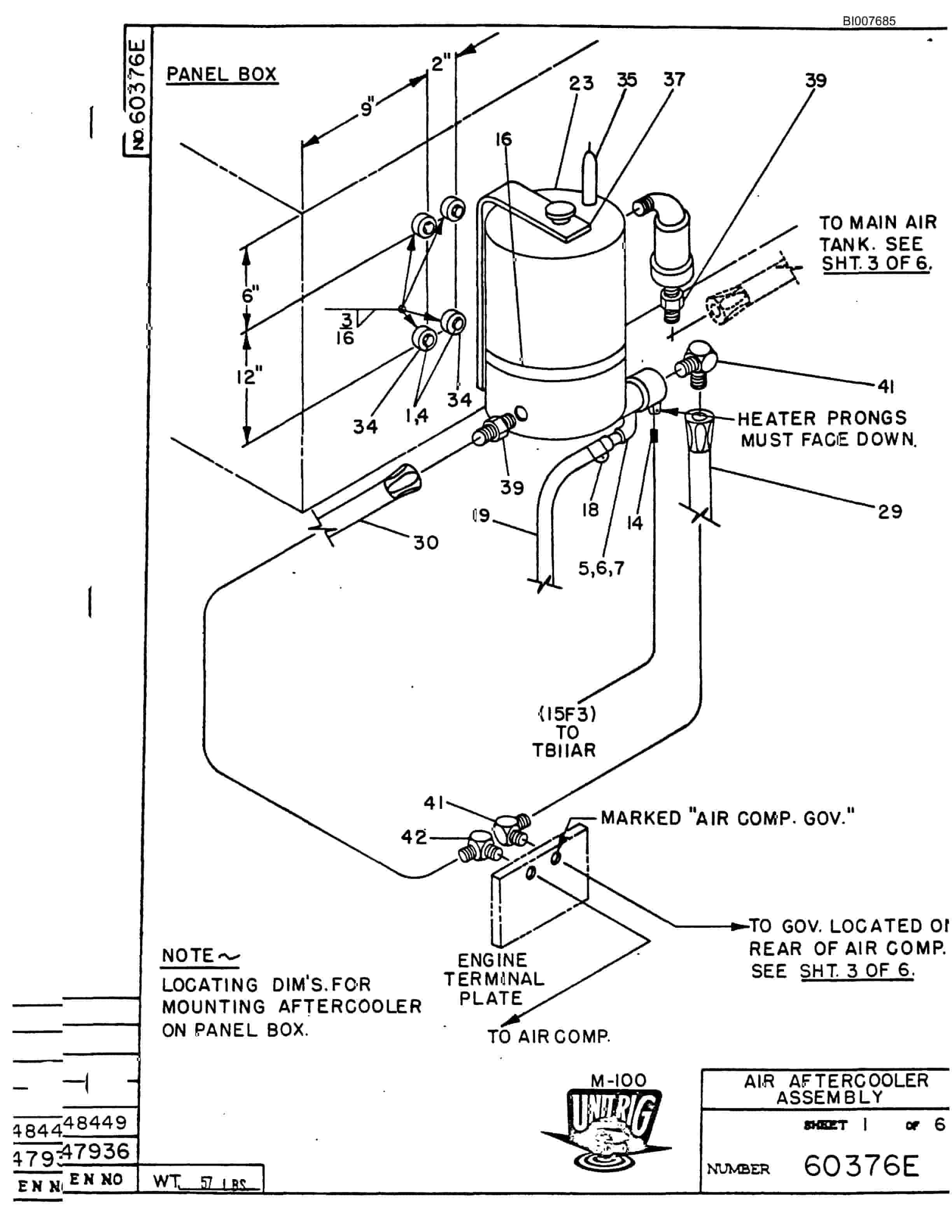 Bucyrus M-120 Assembly Parts Catalog BI007685-2
