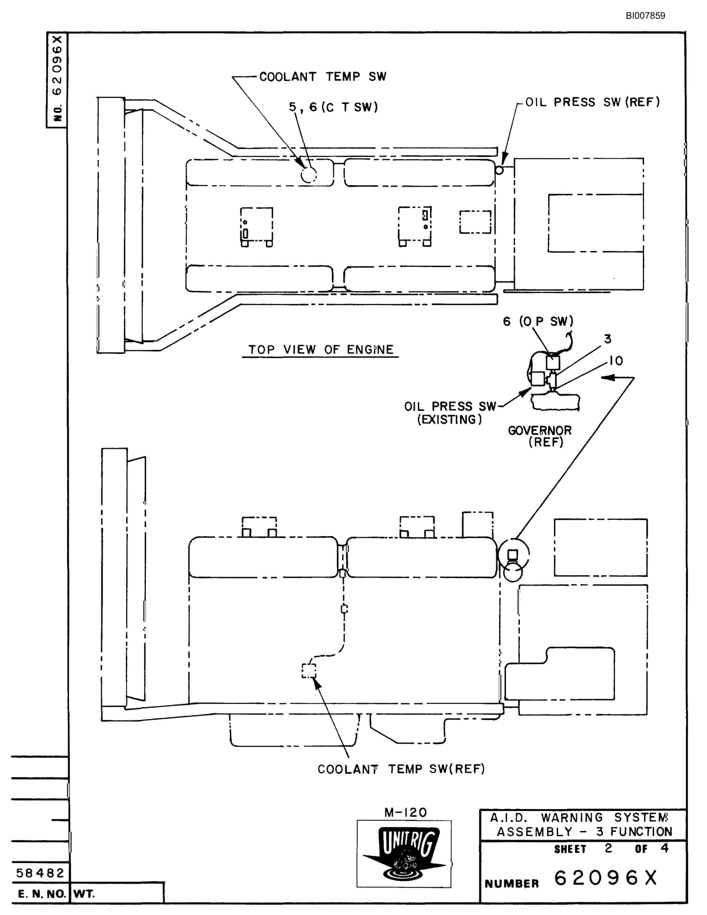Bucyrus M-120 Assembly Parts Catalog BI007859-3