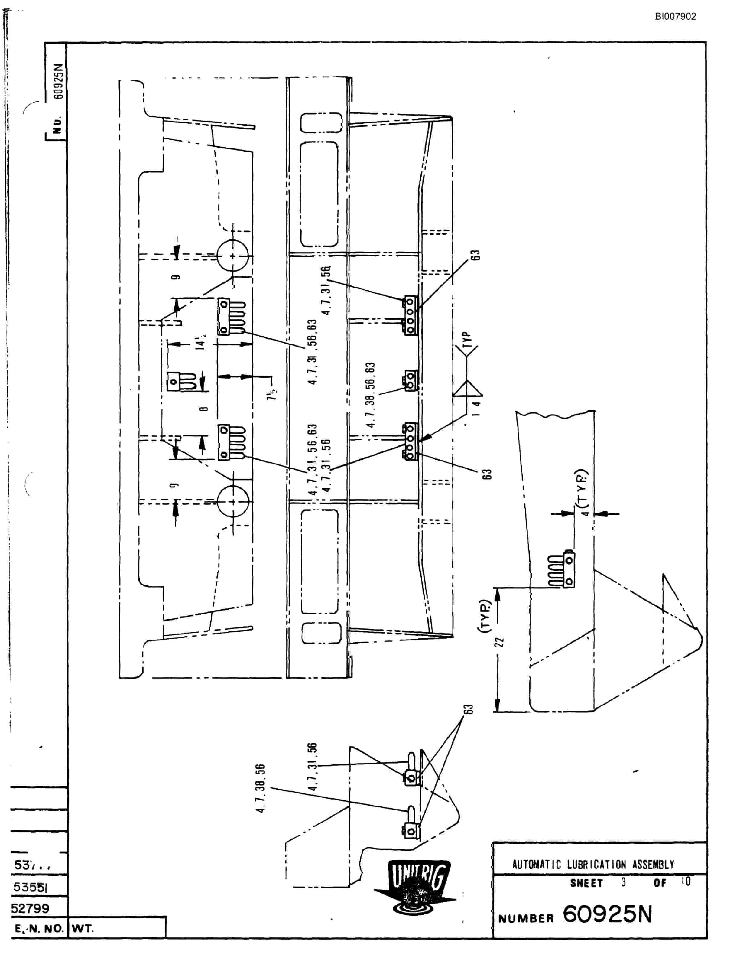 Bucyrus M-120 Assembly Parts Catalog BI007902-3