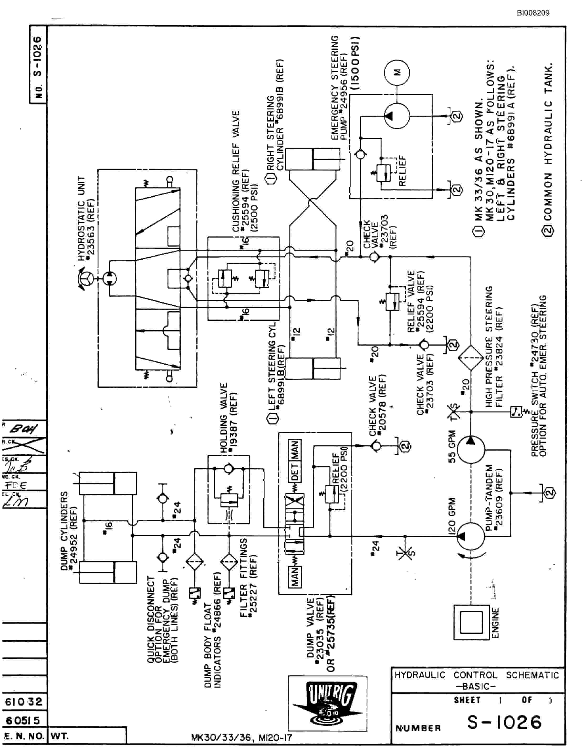 Bucyrus M-120 Assembly Parts Catalog BI008209-5