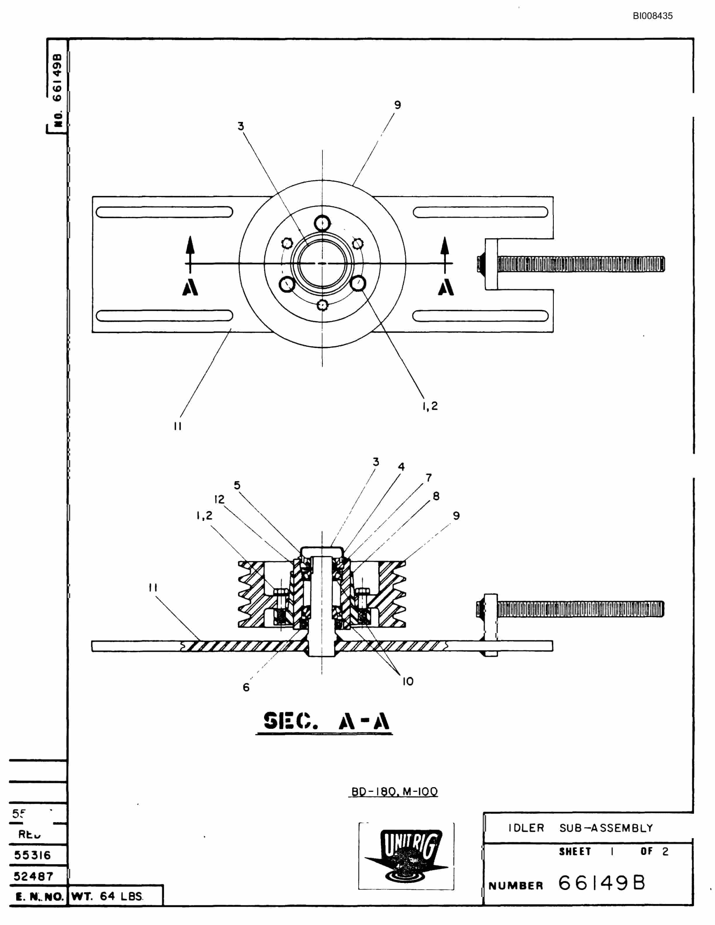 Bucyrus M-120 Assembly Parts Catalog BI008435-4