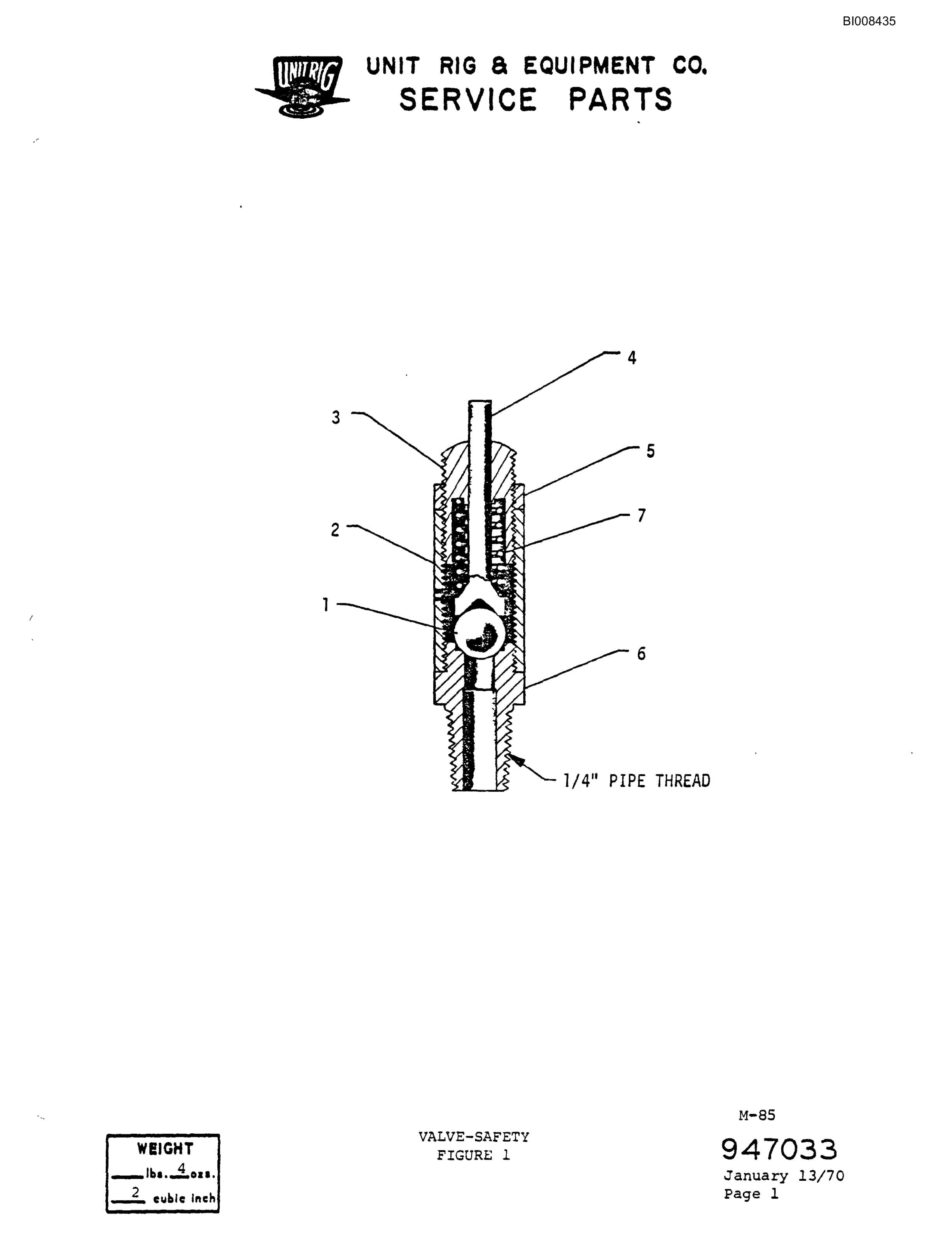 Bucyrus M-120 Assembly Parts Catalog BI008435-5
