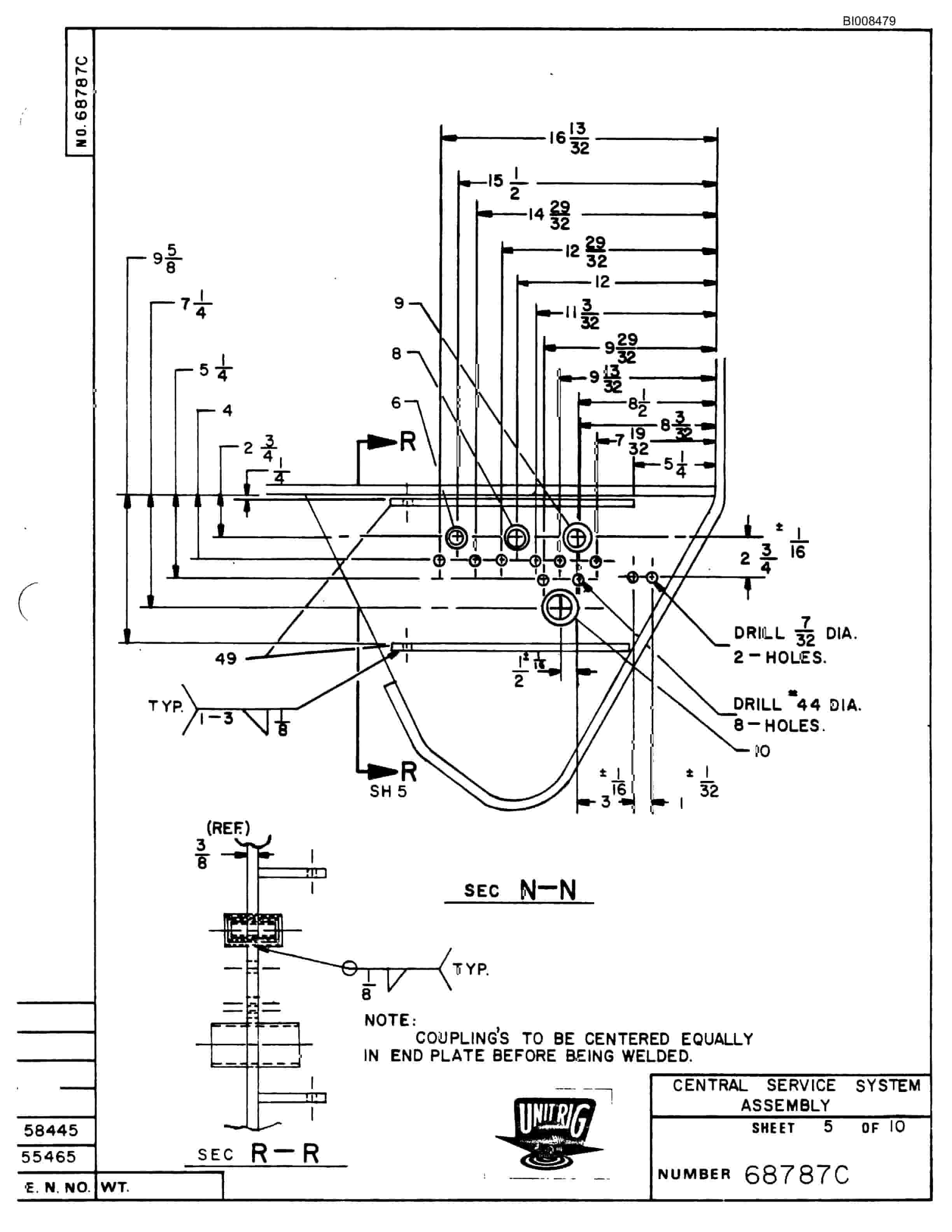 Bucyrus M-120 Assembly Parts Catalog BI008479-3