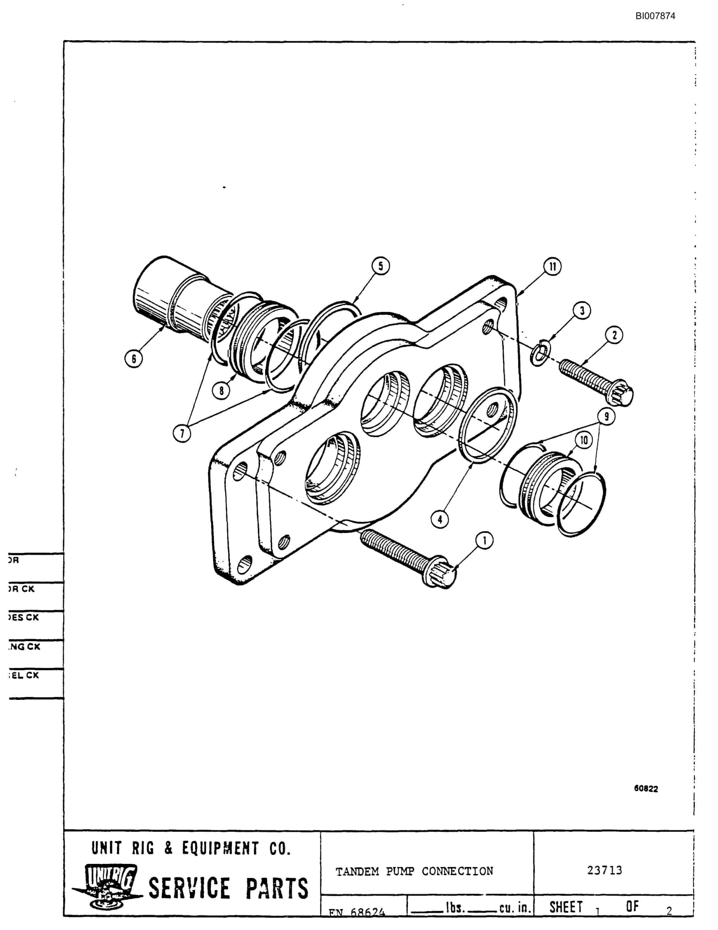 Bucyrus M-120 Illustrated Parts Catalog BI007874-5