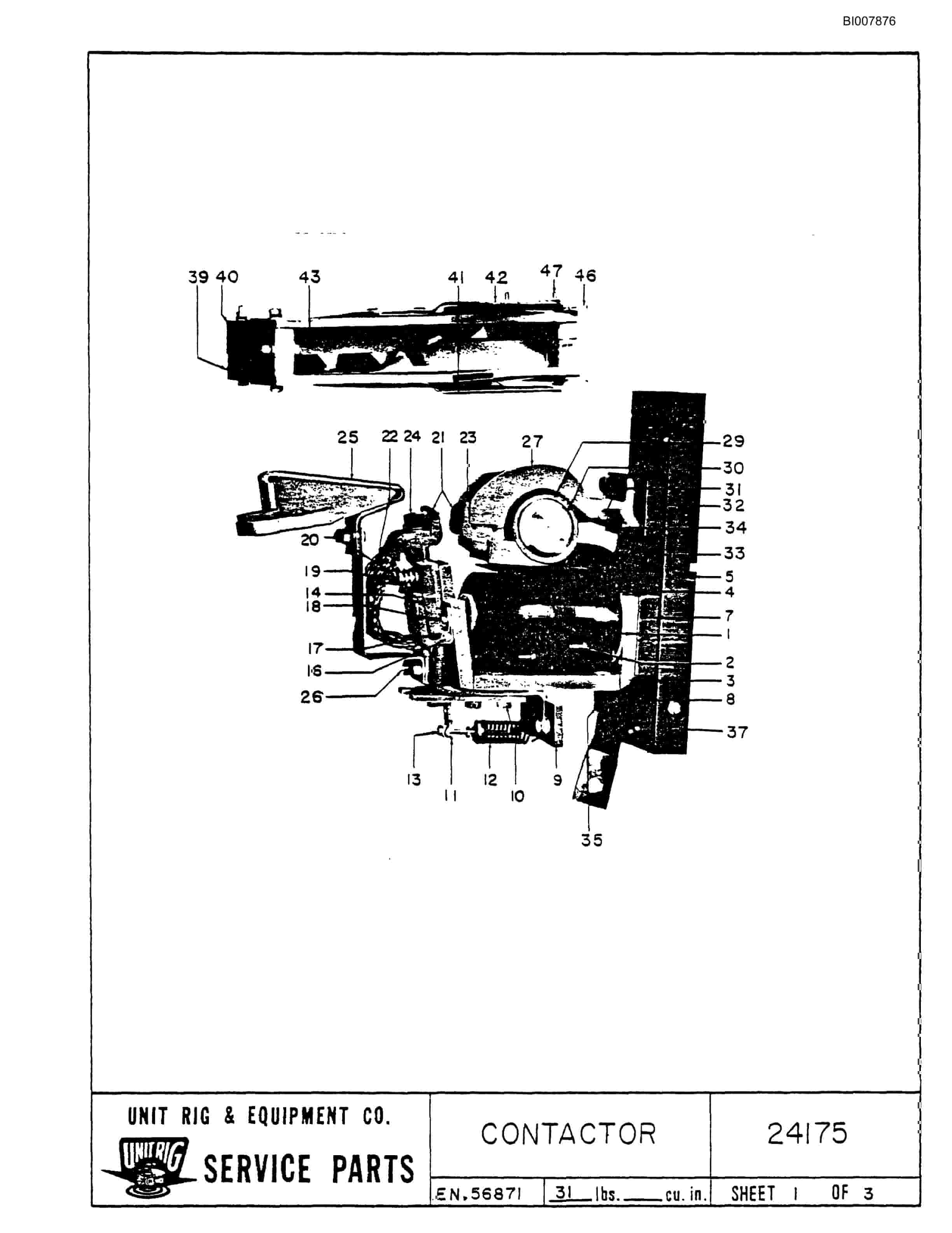 Bucyrus M-120 Illustrated Parts Catalog BI007876-4