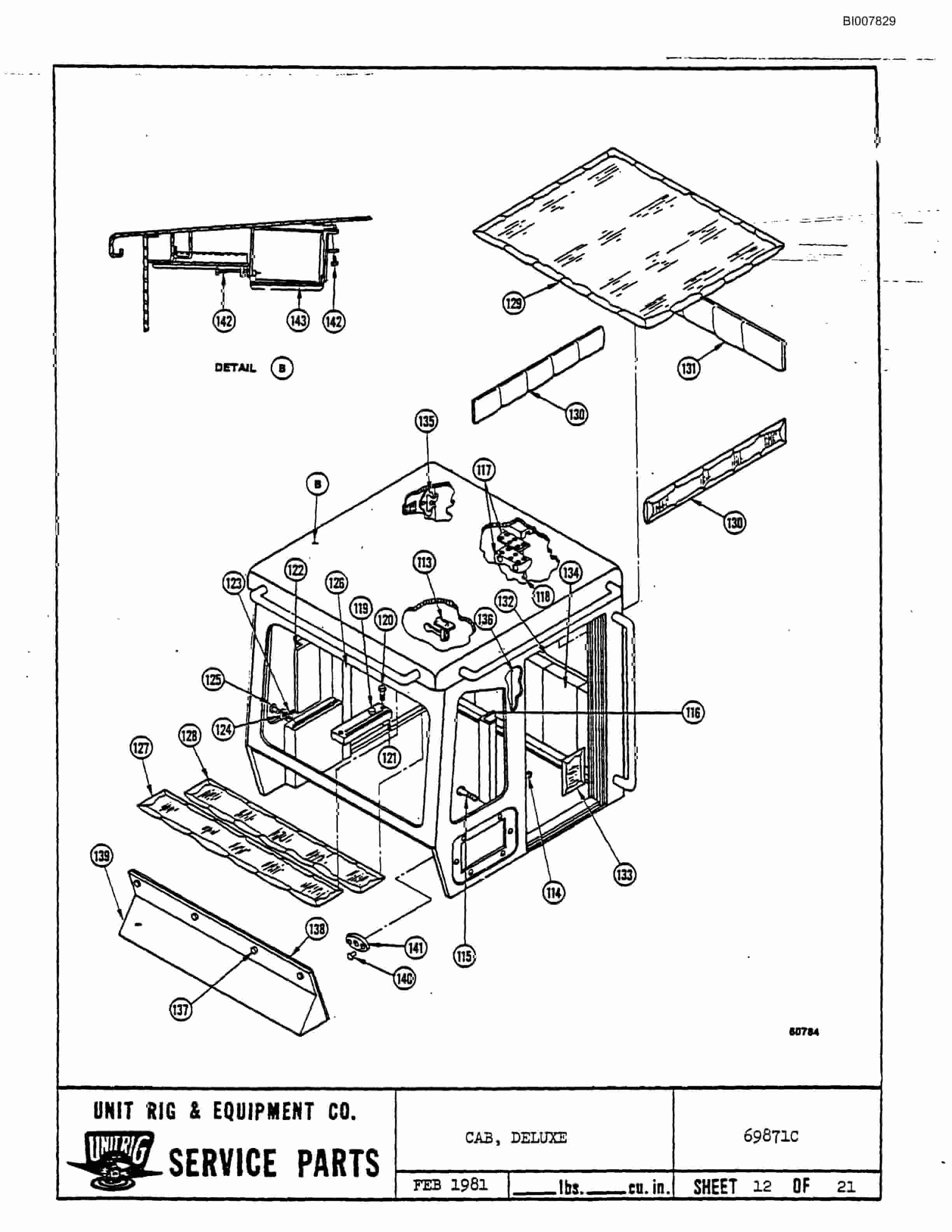 Bucyrus M-120 Parts Catalog BI007829-4