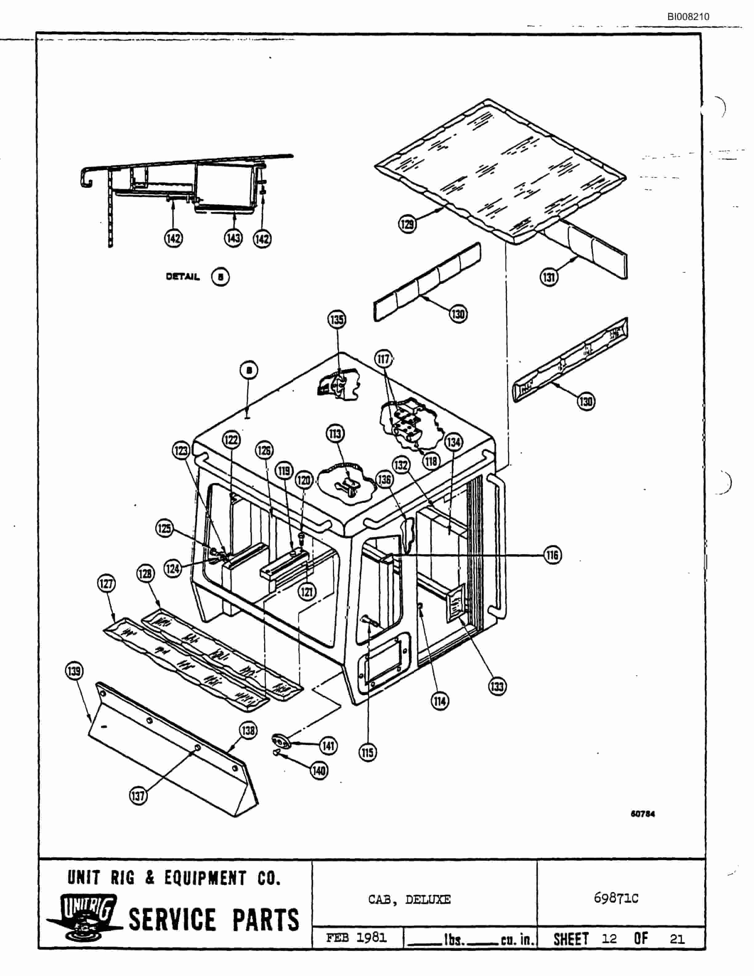 Bucyrus M-120 Parts Catalog BI008210-4