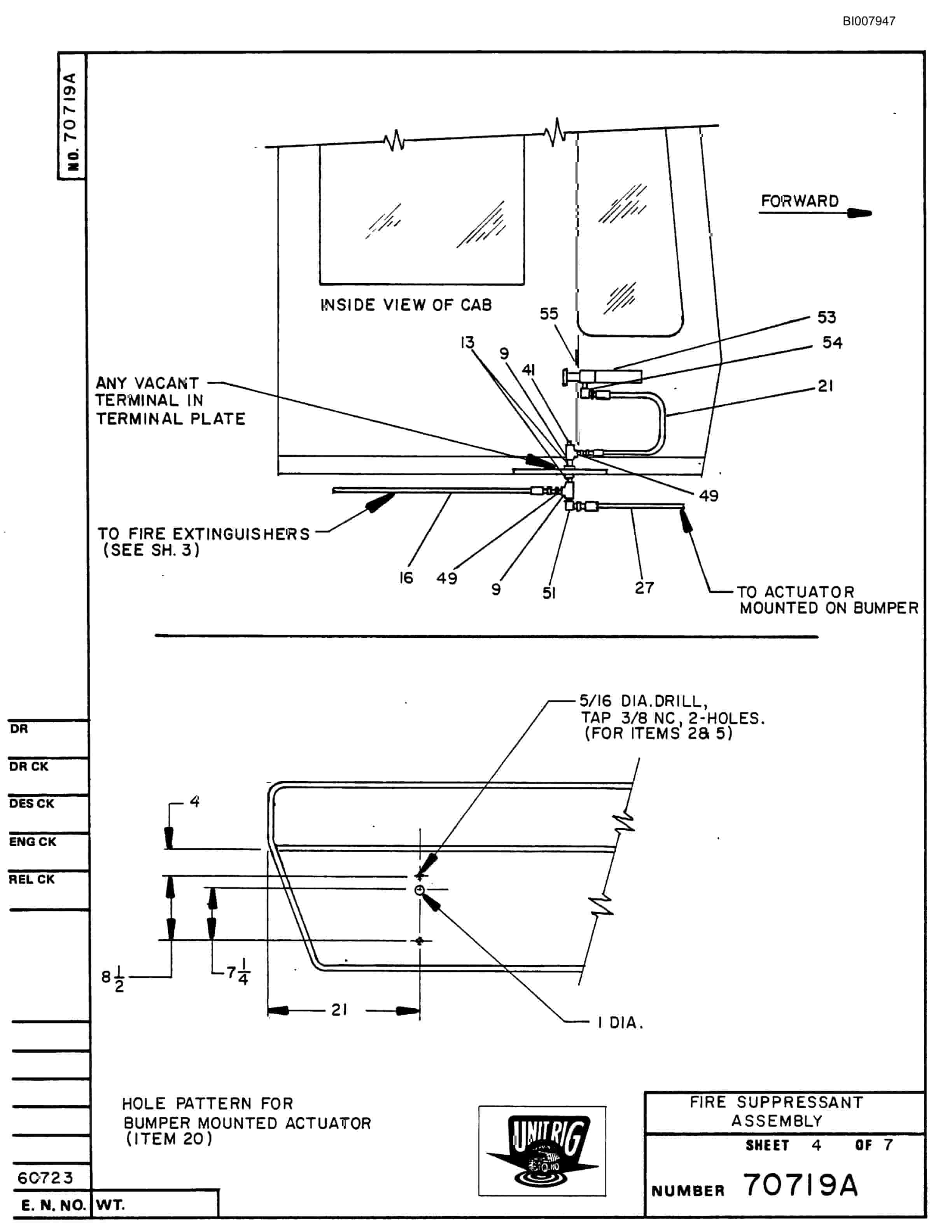 Bucyrus M-200 Assembly Parts Catalog BI007947-3