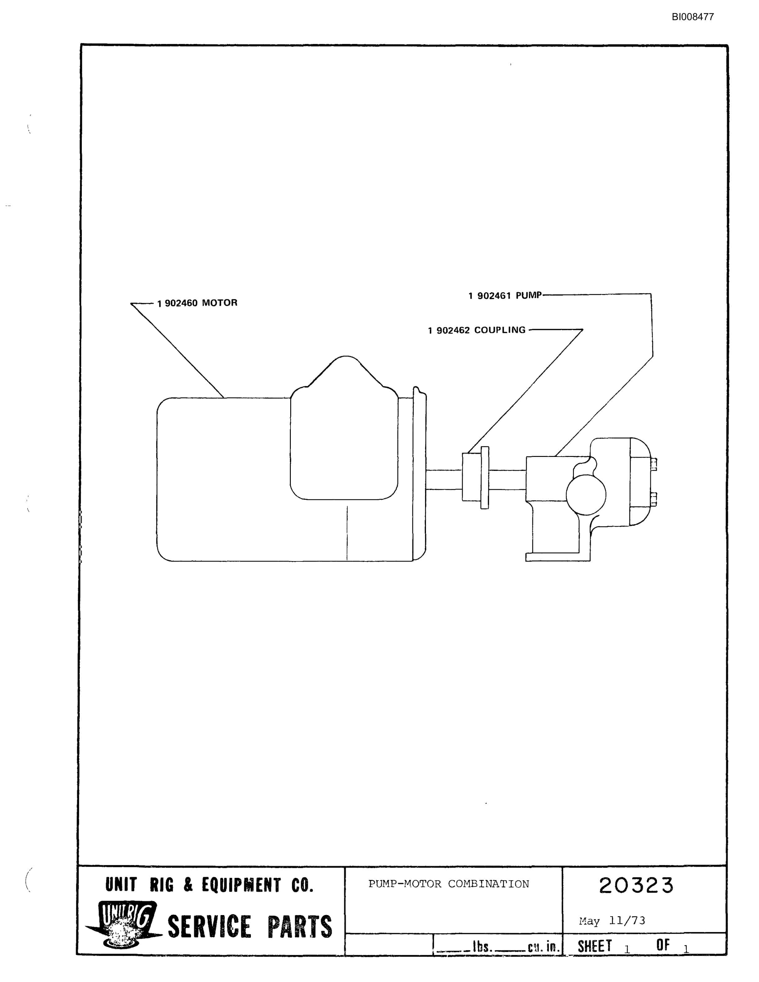 Bucyrus M-200 Assembly Parts Catalog BI008477-5