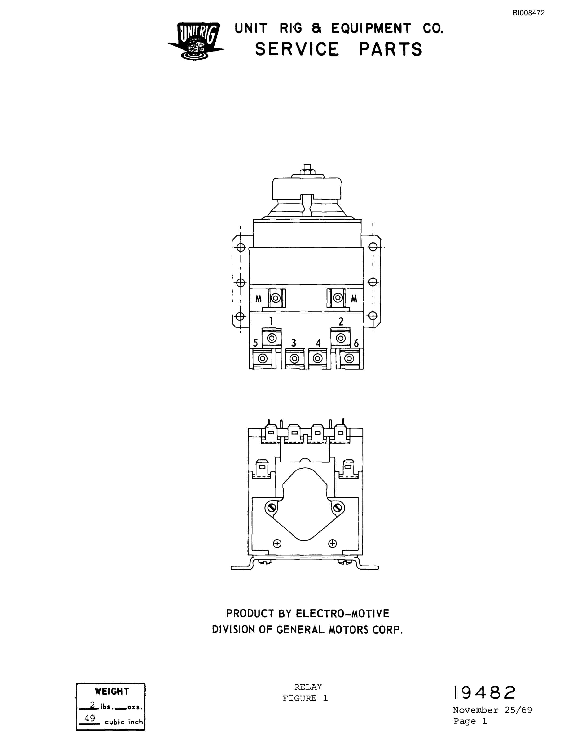 Bucyrus M-200 Illustrated Parts Catalog BI008472-3