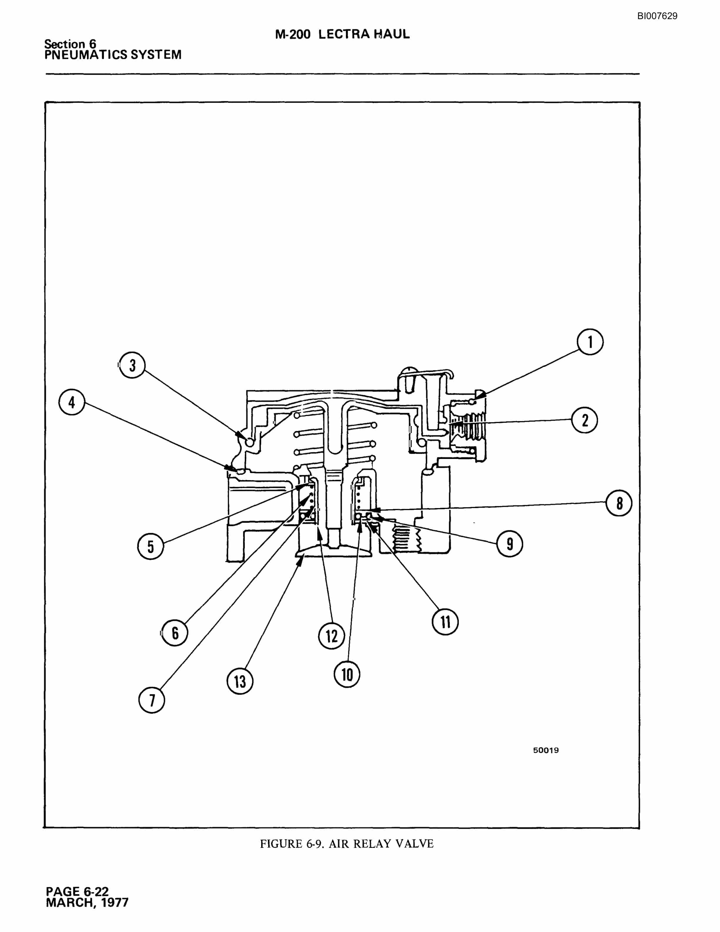 Bucyrus M-200 Lectra Haul Parts Catalog BI007629-4