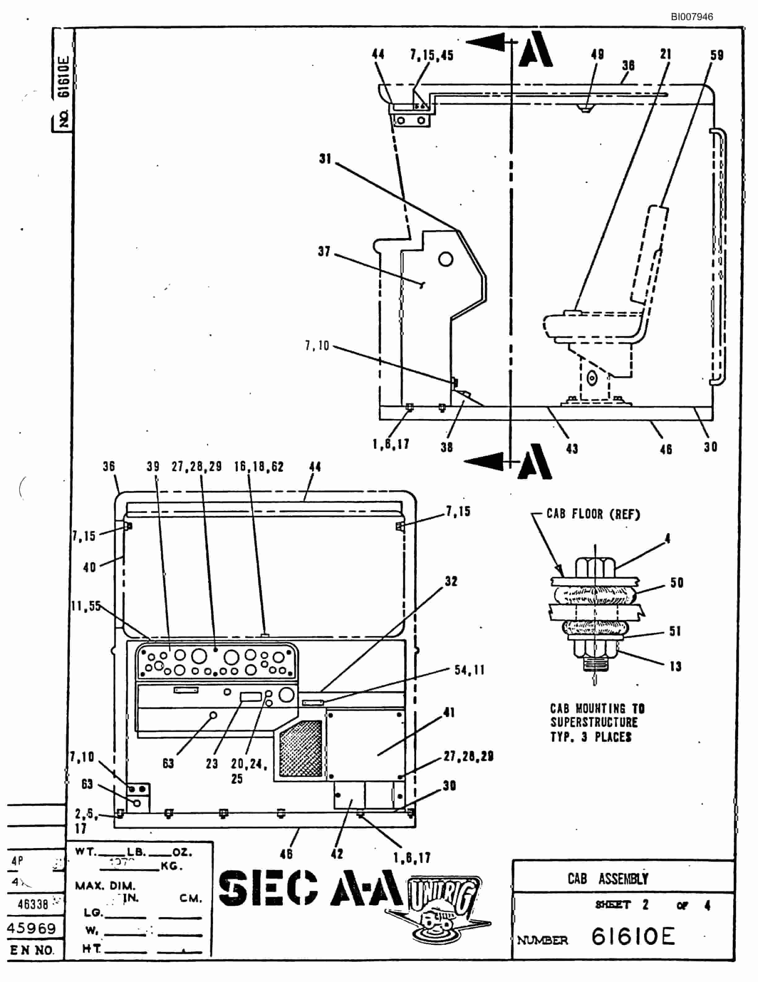 Bucyrus M-200 Parts Catalog BI007946-2