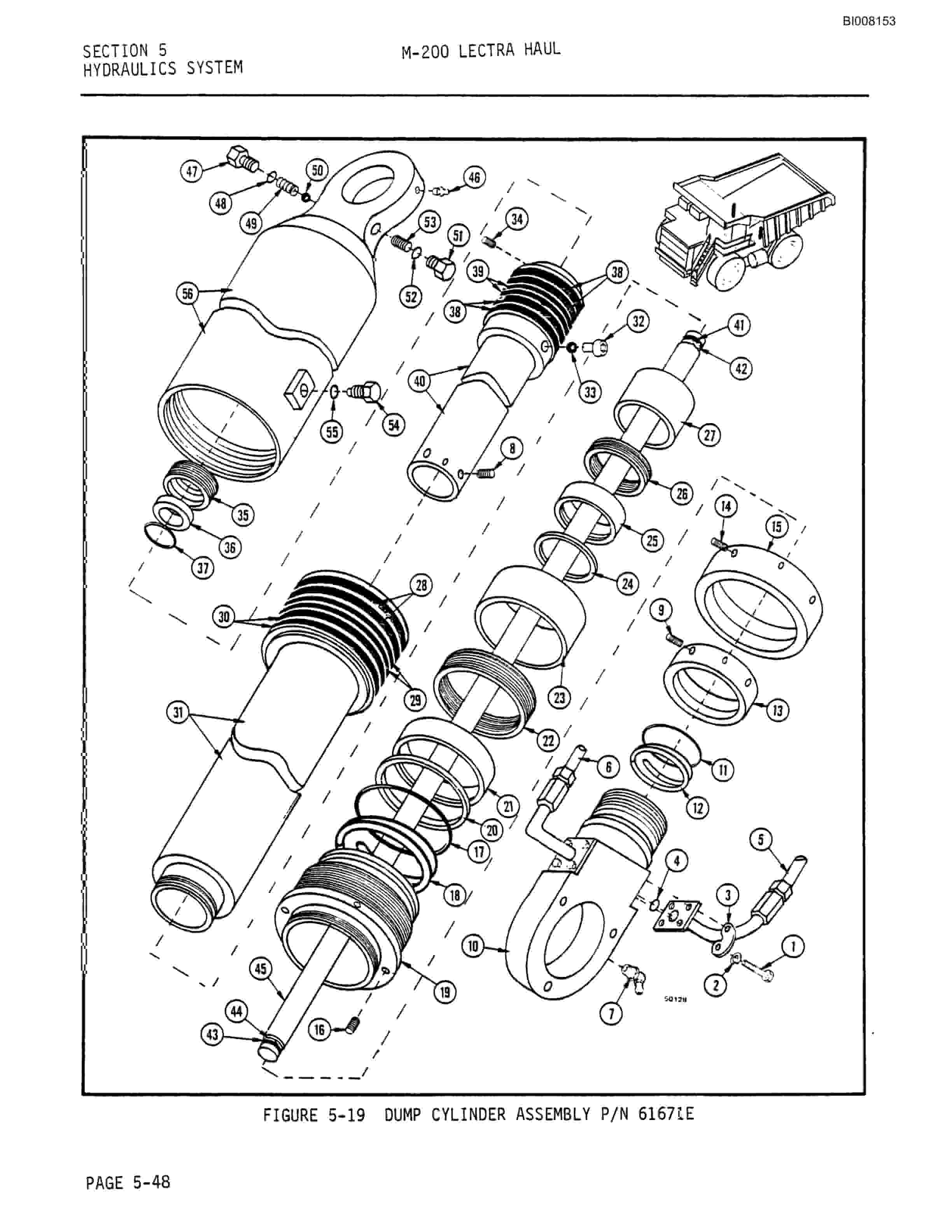 Bucyrus M-200 Parts Catalog BI008153-3