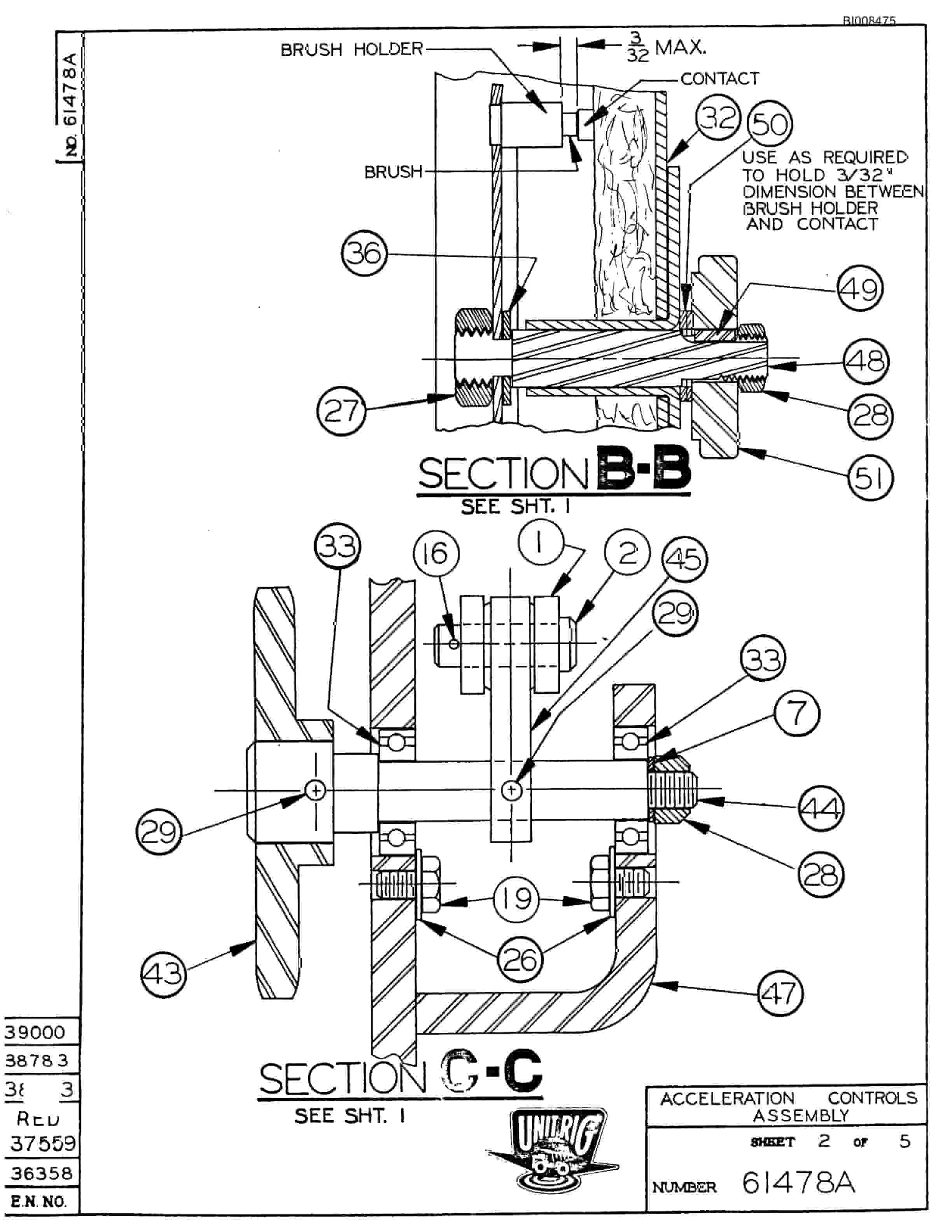 Bucyrus M-200 Parts Catalog BI008475-2