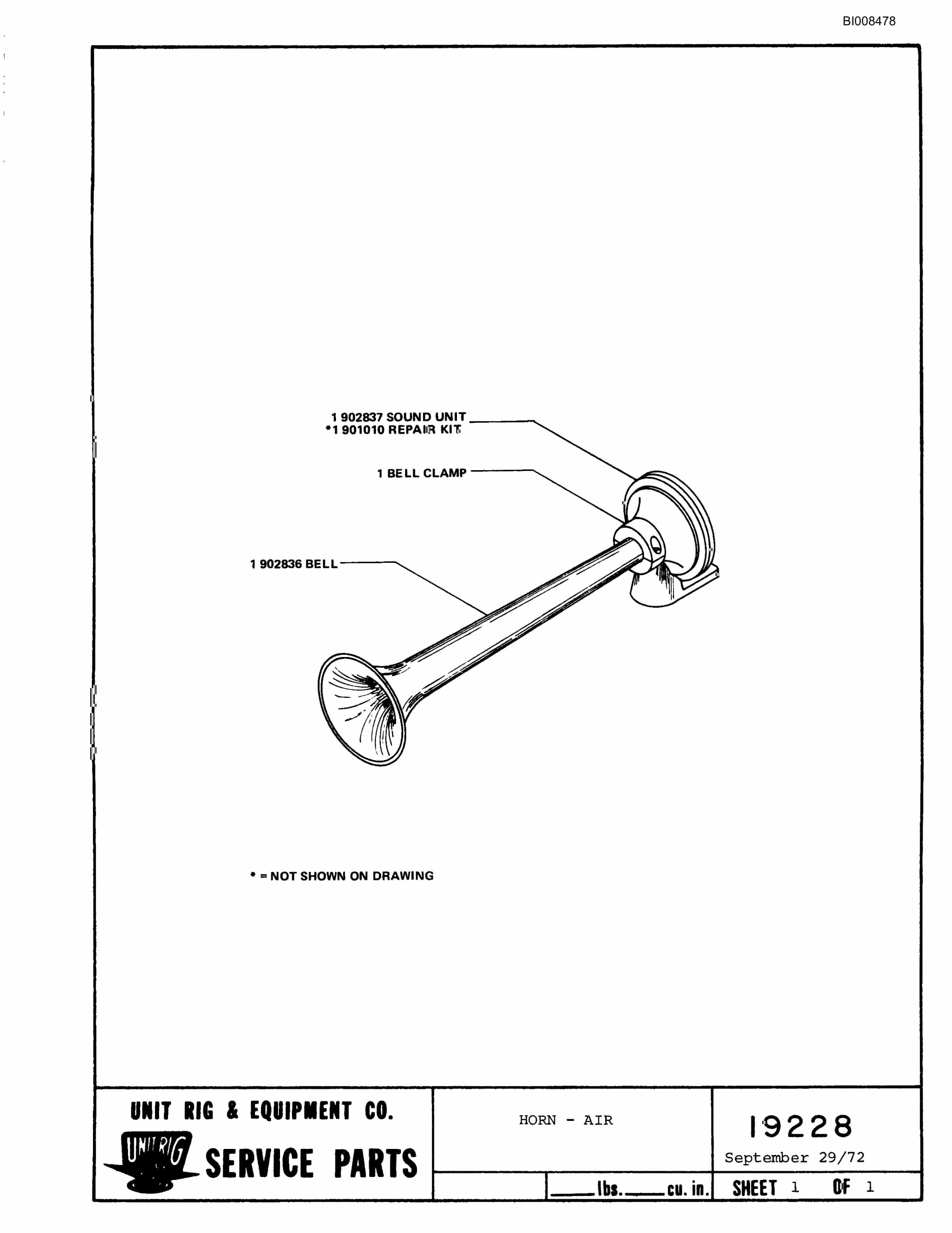 Bucyrus M-200 Parts Catalog BI008478-4