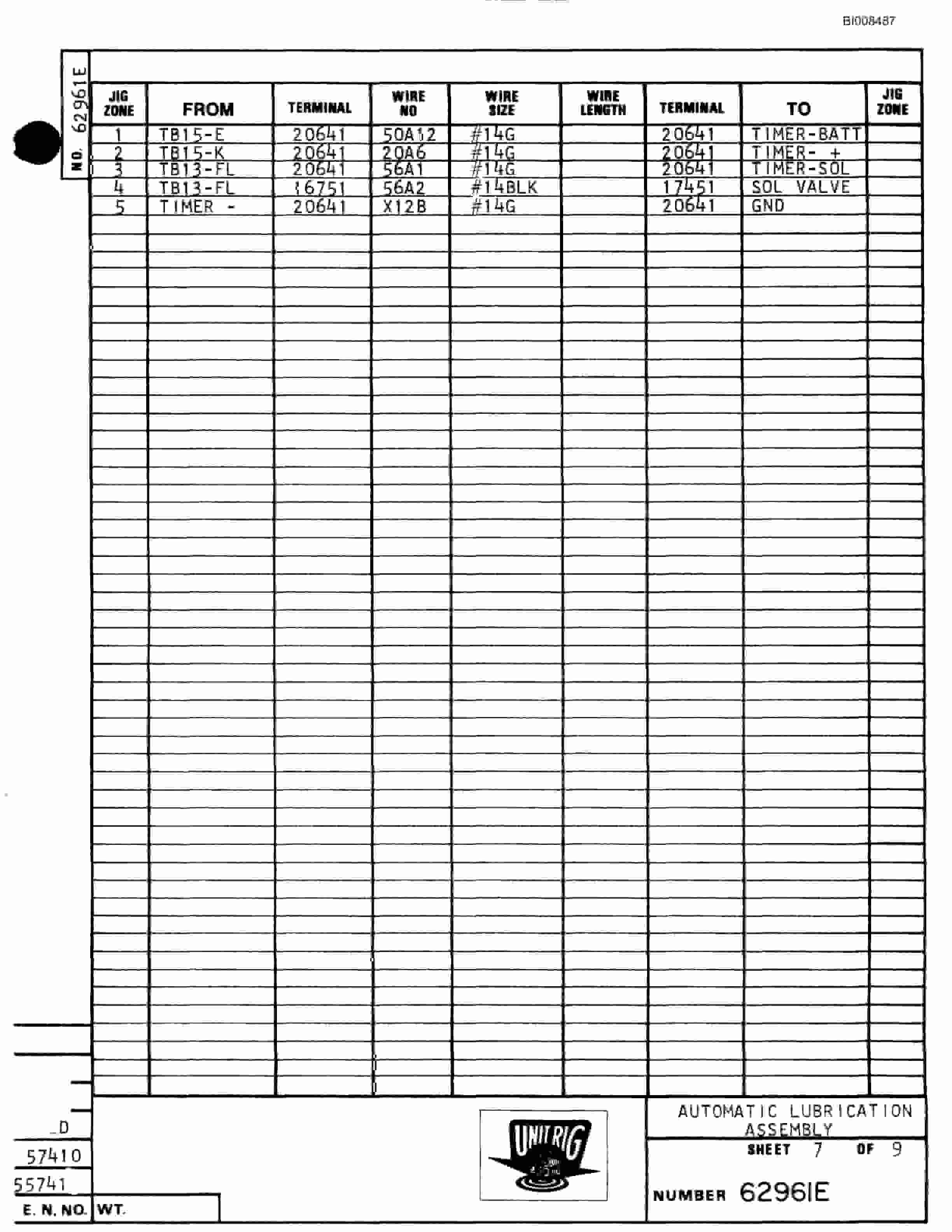 Bucyrus M-200 Parts Catalog BI008487-3
