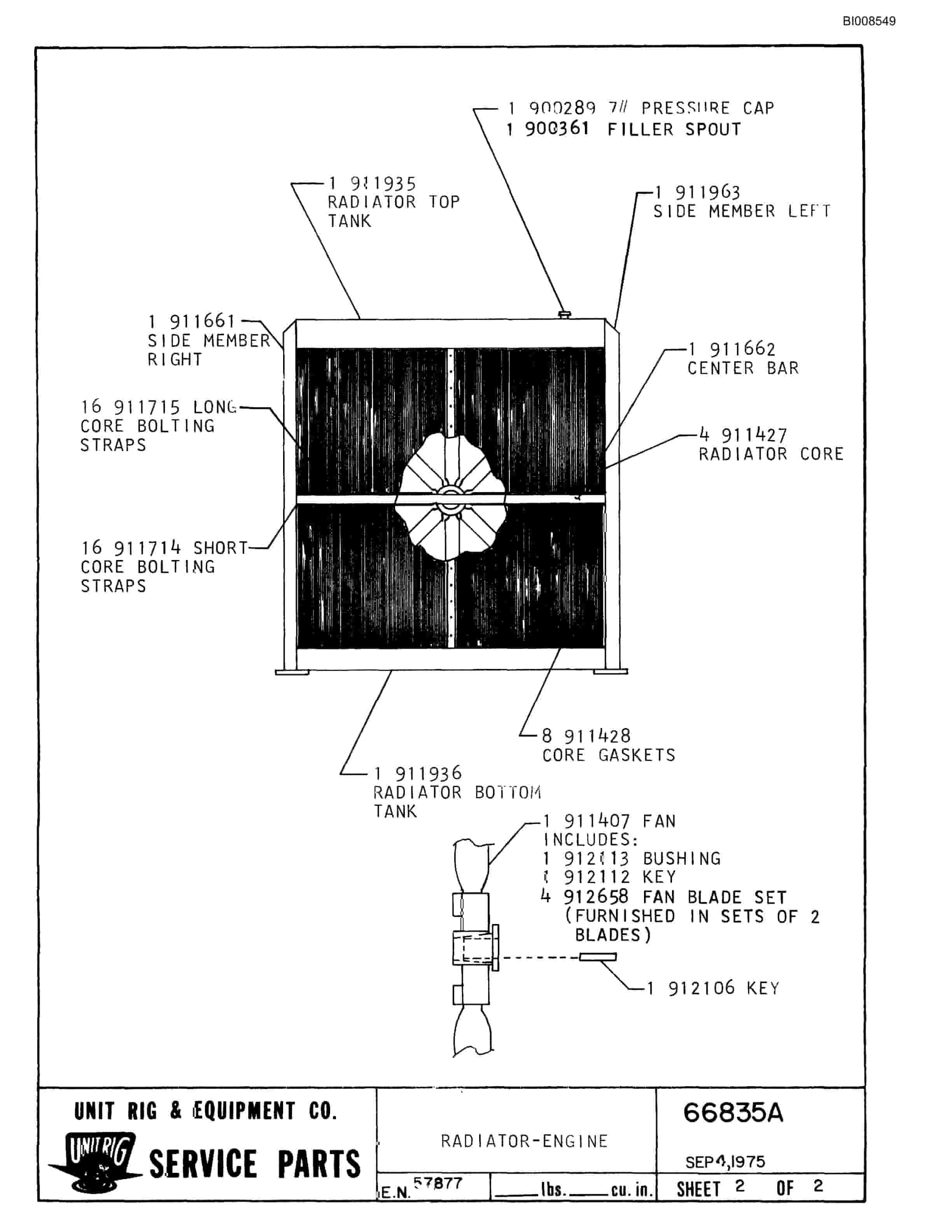 Bucyrus M-36 Parts Catalog BI008549-5