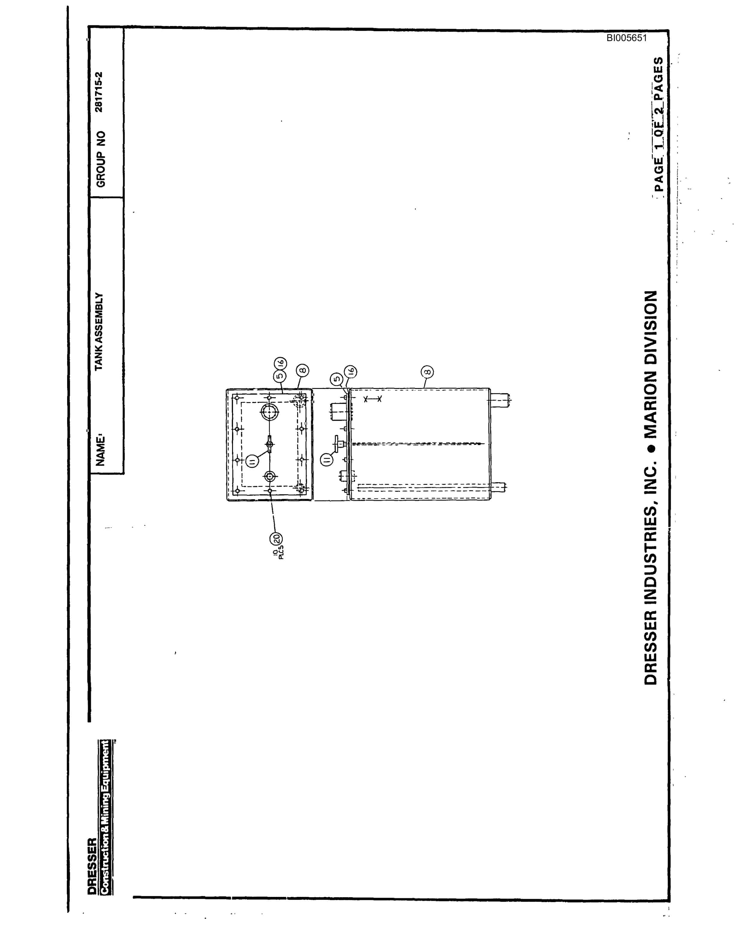 Bucyrus M-3B Blast Hole Drill Technical Manual BI005651-3