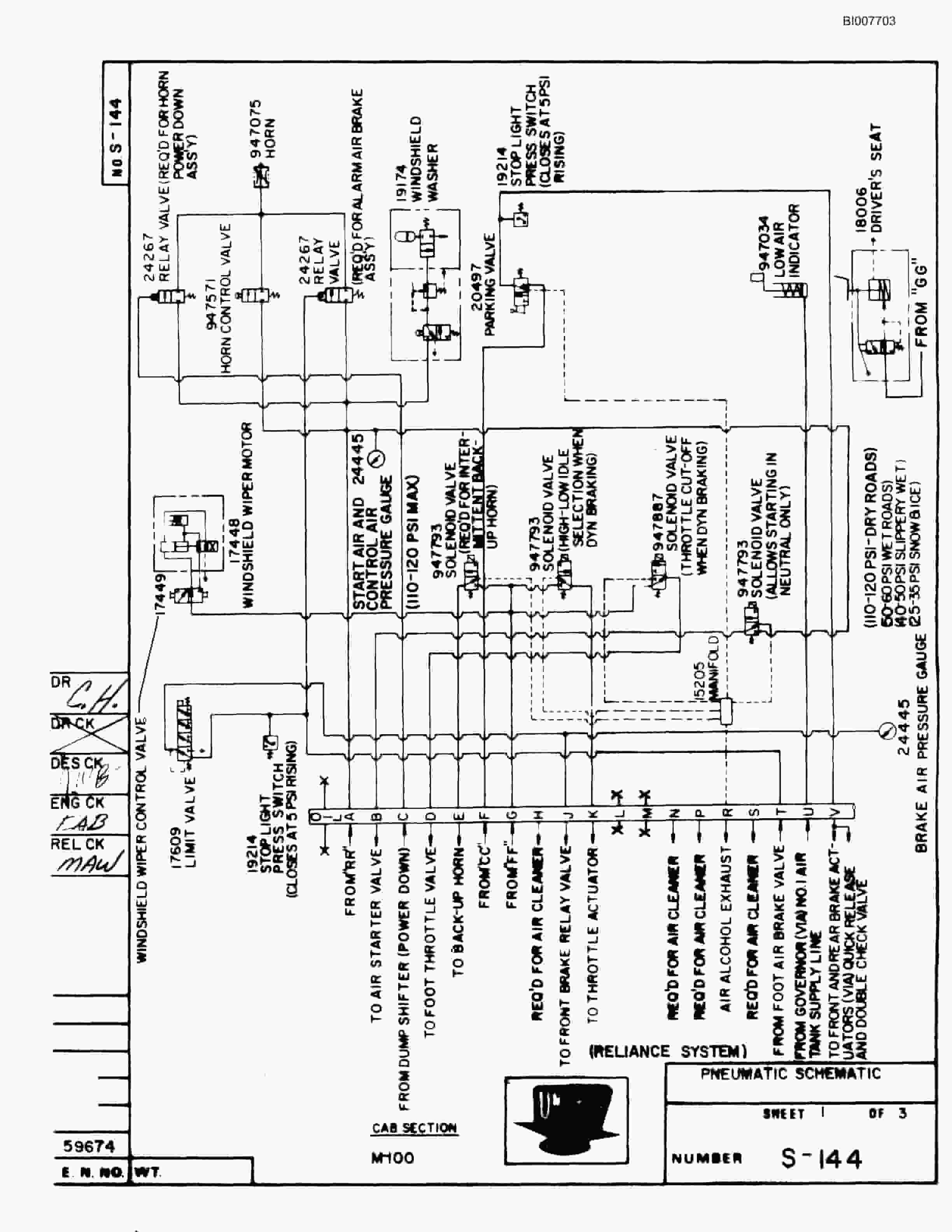 Bucyrus M-85 Assembly Parts Catalog BI007703-4