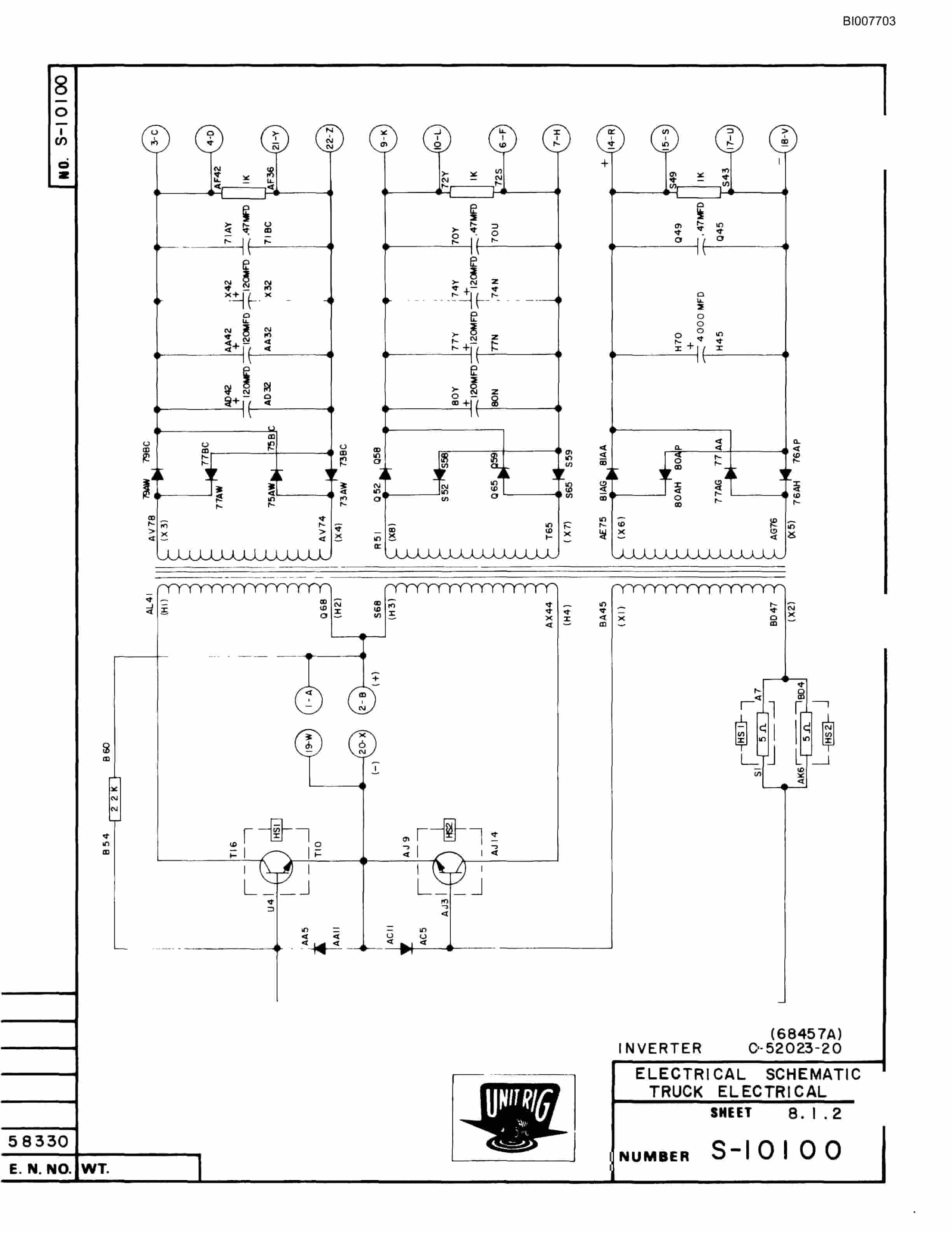 Bucyrus M-85 Assembly Parts Catalog BI007703-5