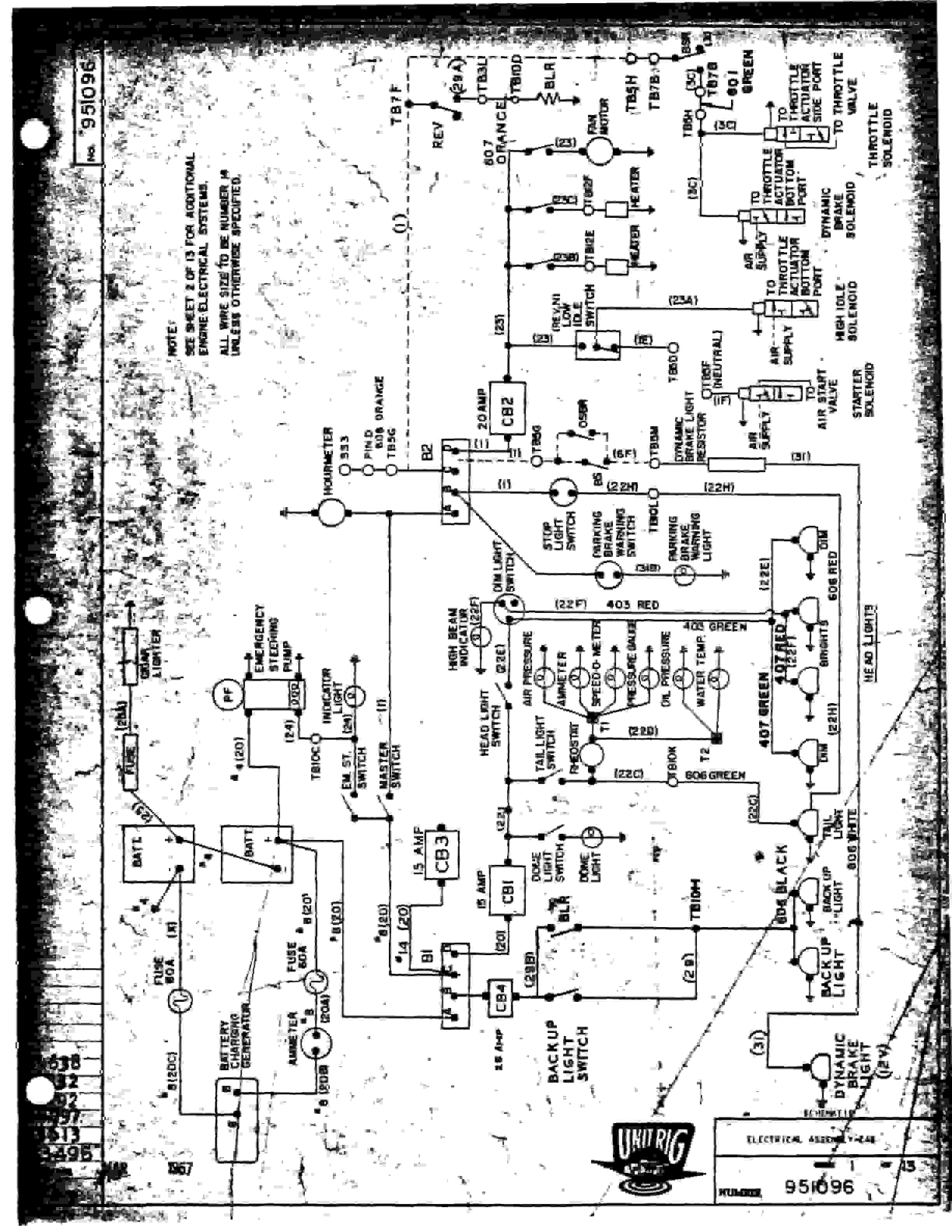 Bucyrus M-85 Assembly Parts Catalog BI007730-4